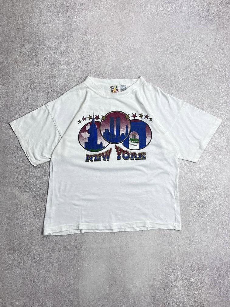 Vintage VINTAGE 90’s NEW YORK BOXY GRAPHIC T-SHIRT XL Size US XL / EU 56 / 4 - 1 Thumbnail