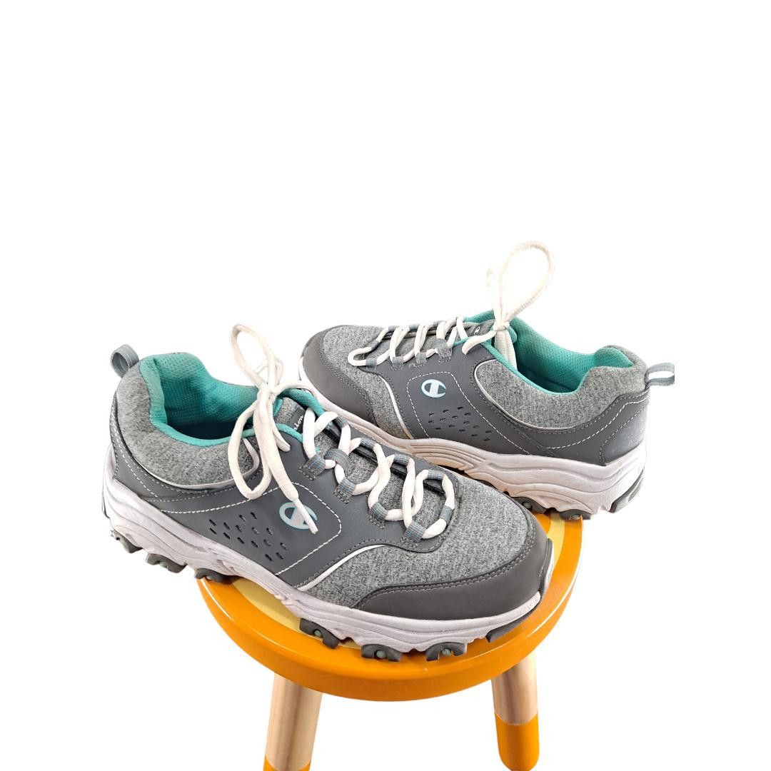 Champion Champion Aqua and Gray Woman's Size 9 Size ONE SIZE - 1 Thumbnail