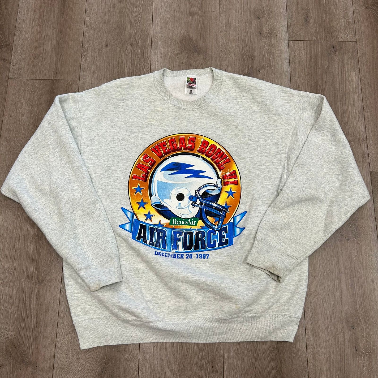 Vintage 1997 Las Vegas Bowl Air Force Football Crewneck Sweater Size US XXL / EU 58 / 5 - 1 Thumbnail