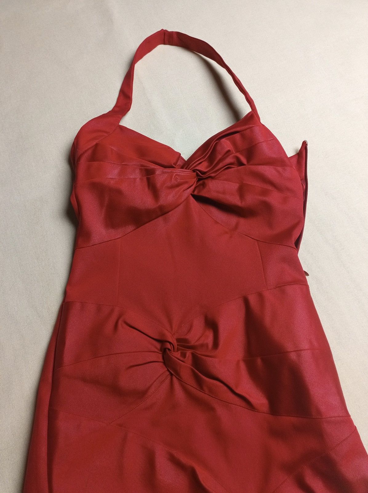 Dior × John Galliano Christian Dior by John Galliano F/W 2003 Runway Halter Dress Size M / US 6-8 / IT 42-44 - 9 Thumbnail