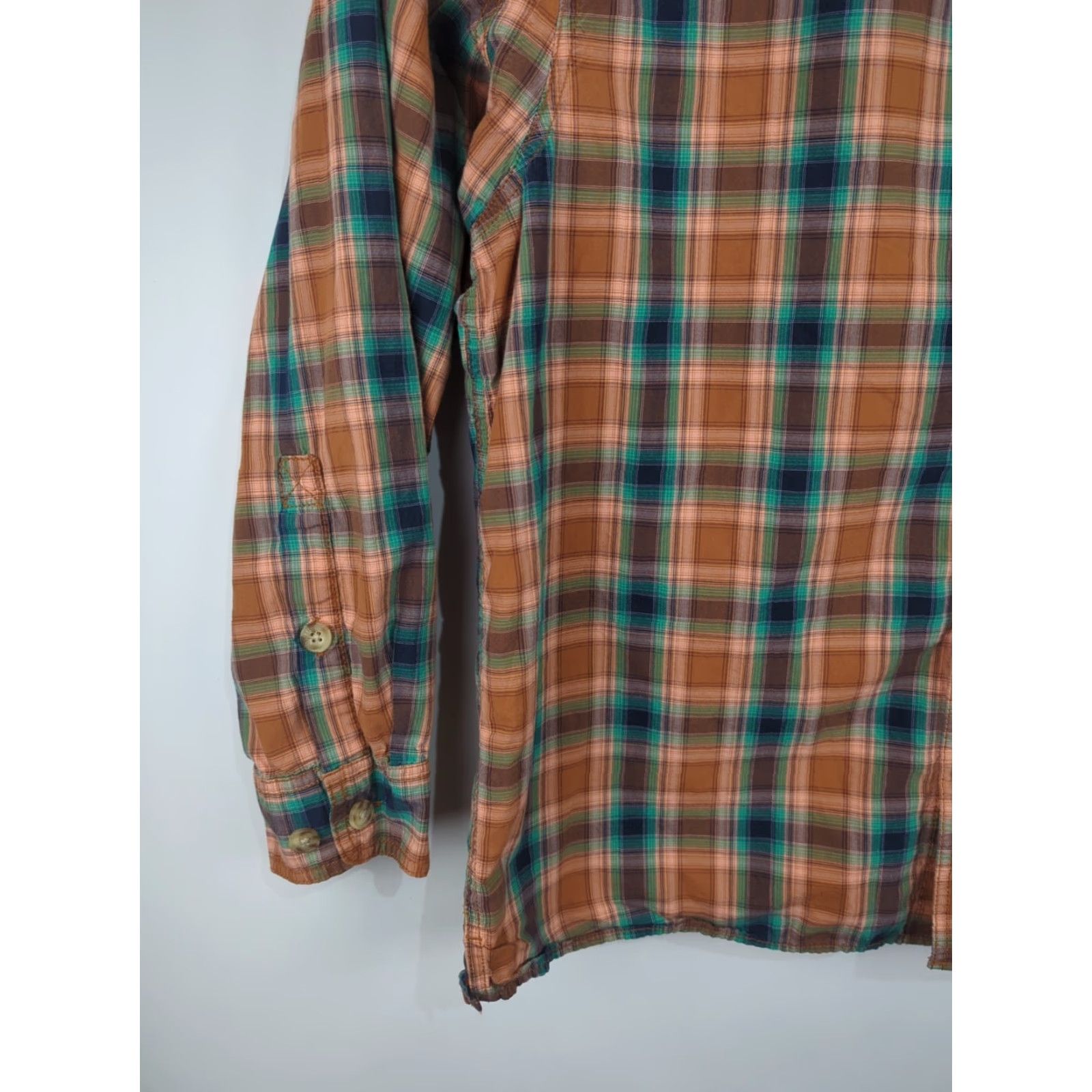Duluth Trading Company Duluth Trading Button Front Shirt Button-Down Collar L Multicolor Plaid Cotton Relaxed Fit Men Regular XS? Not allowed. Size US L / EU 52-54 / 3 - 7 Thumbnail