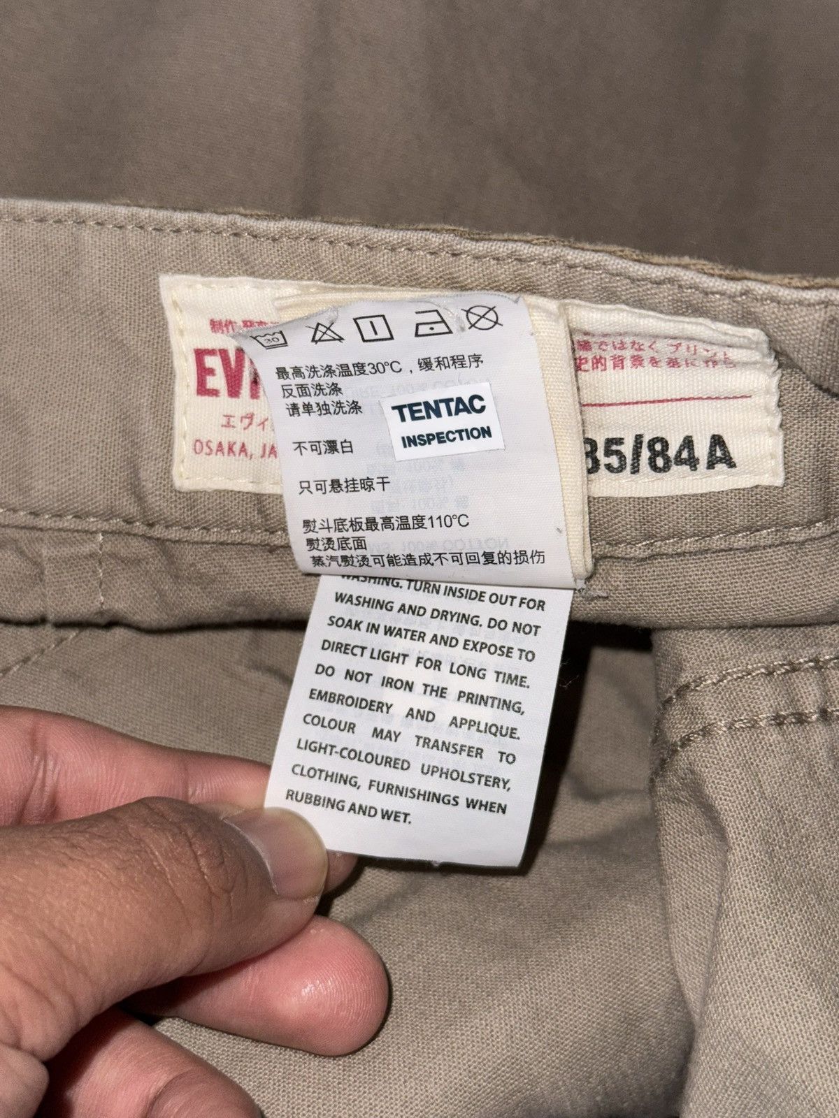 Evisu Evisu Cargo Half Corduroy Pants Size US 34 / EU 50 - 12 Thumbnail