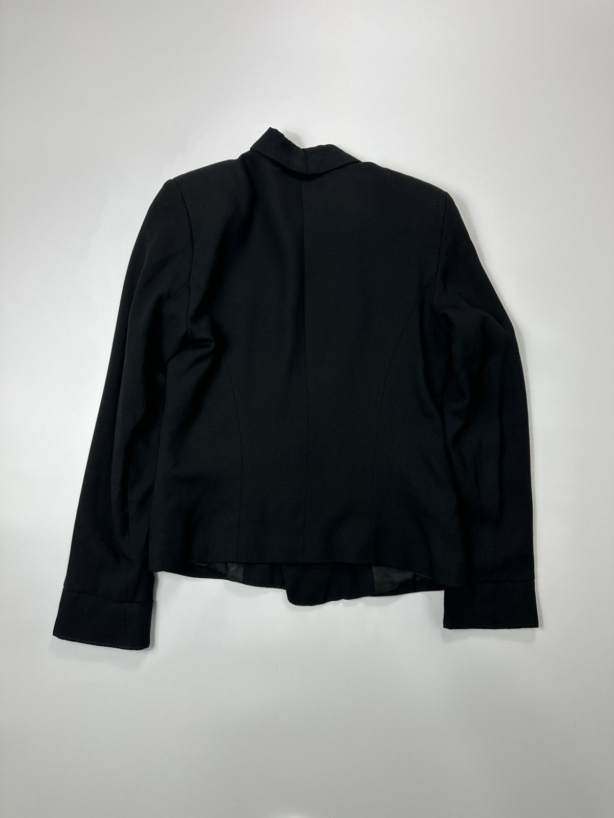 Burberry Thomas Burberry Wool Blazer Women's Black Size M / US 6-8 / IT 42-44 - 2 Thumbnail
