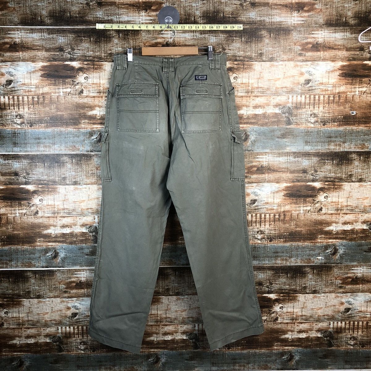 Japanese Brand DL Top Jaunty Green Cargo Multipocket Pants #C757 Size US 32 / EU 48 - 13 Thumbnail