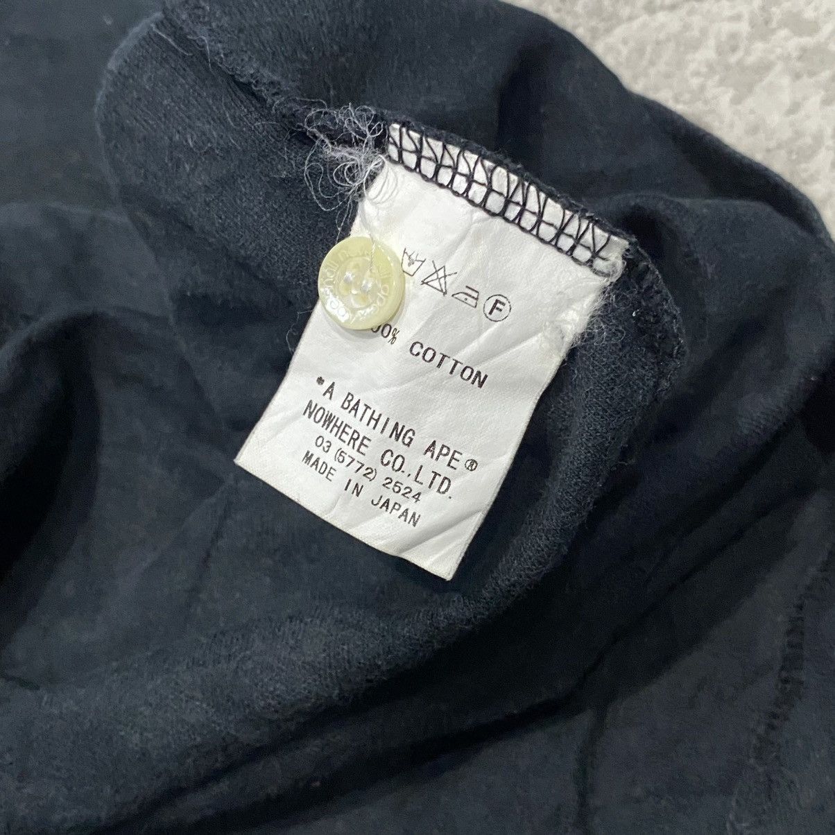 Bape Bape One Point OG Polo Black Size US XL / EU 56 / 4 - 3 Thumbnail