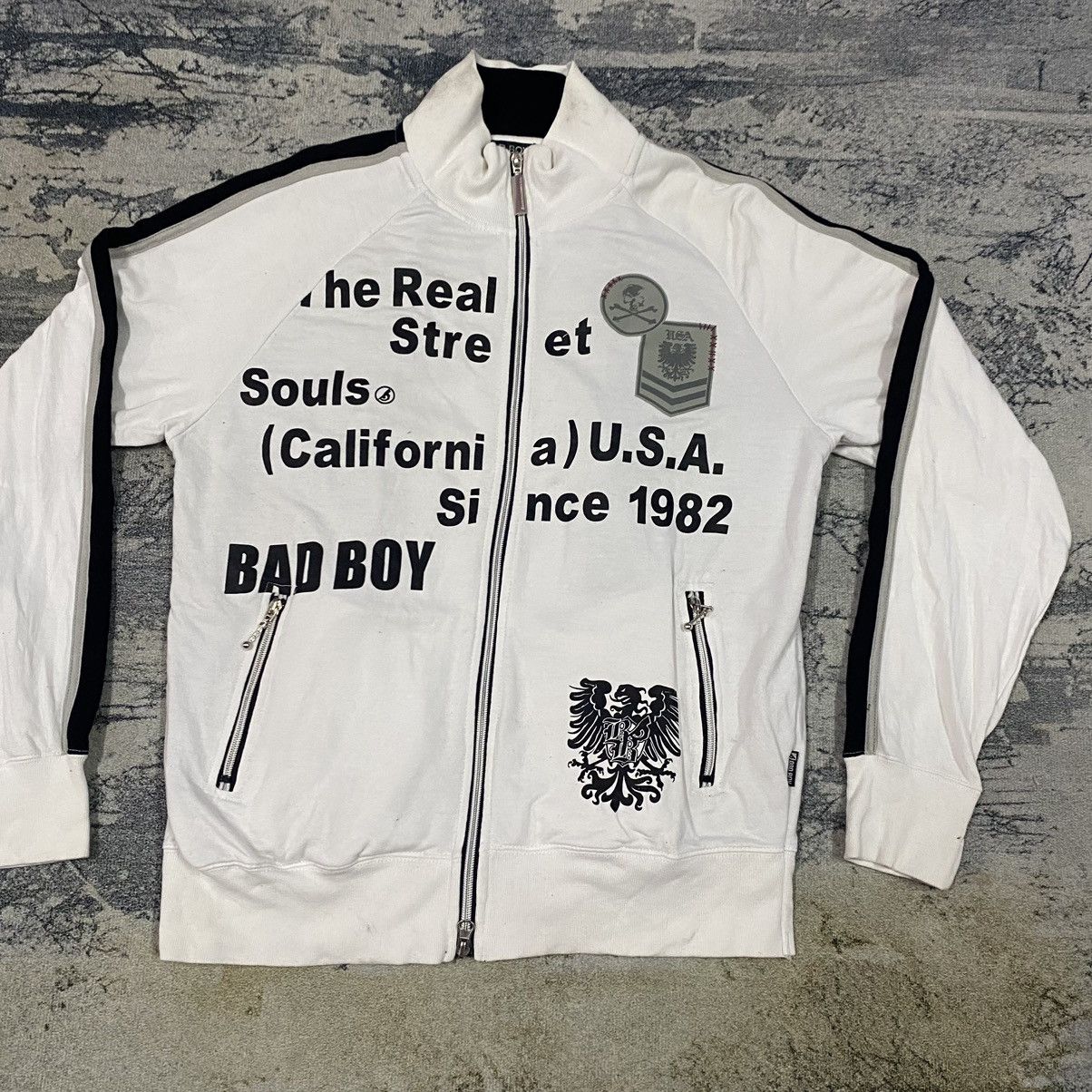 Japanese Brand × Vintage Gcw23🔥Vintage Bad Boy Spellout Back Hit Zipper Size US S / EU 44-46 / 1 - 3 Thumbnail