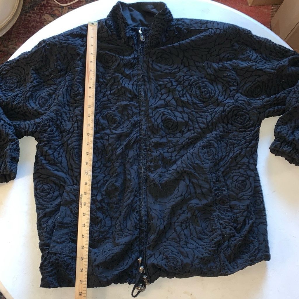 Other Large Chardin black jacket with black rose pattern Size L / US 10 / IT 46 - 10 Thumbnail