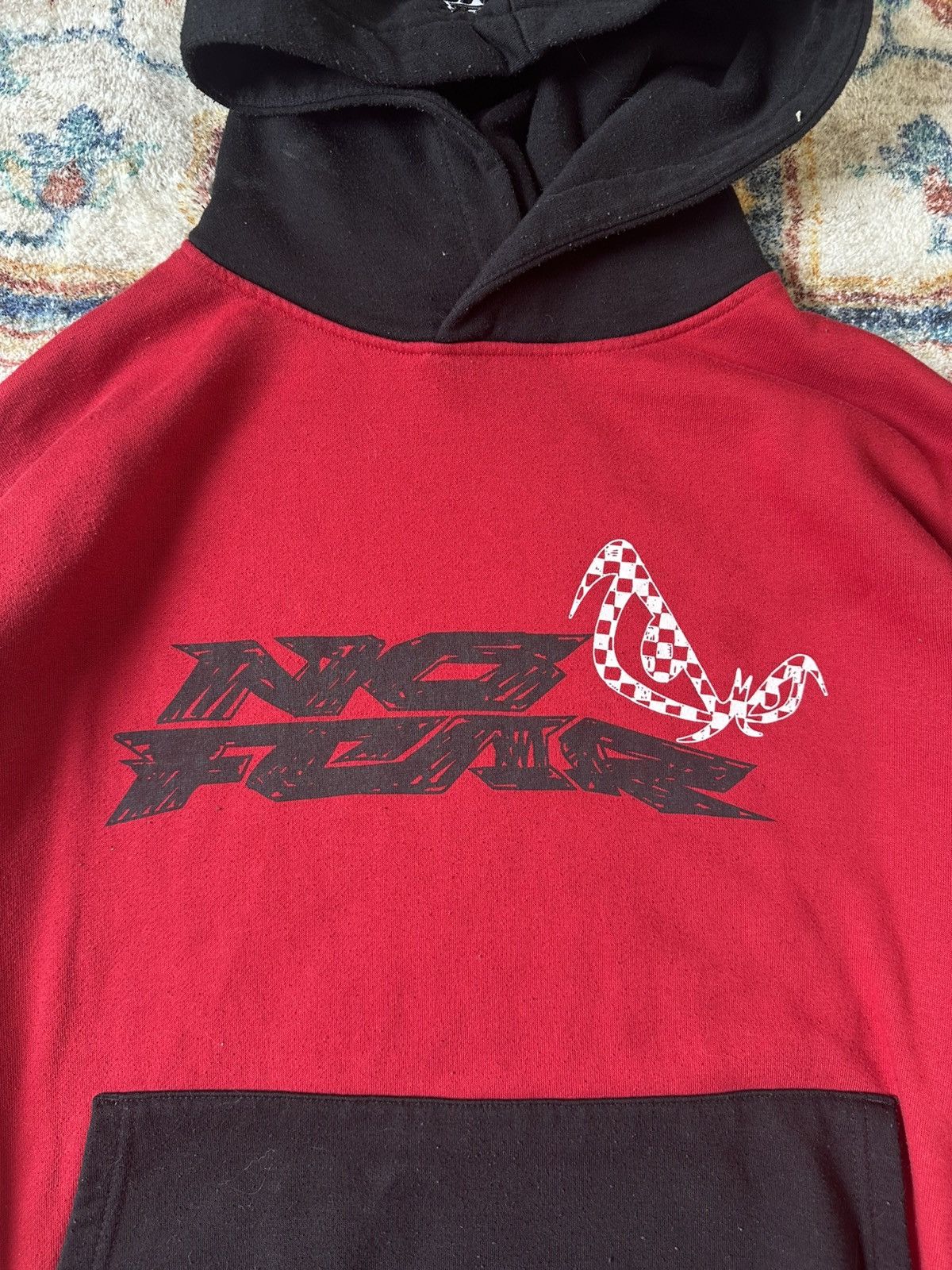 No Fear Vintage No Fear Logo Pullover Hoodie Small Size US L / EU 52-54 / 3 - 3 Thumbnail