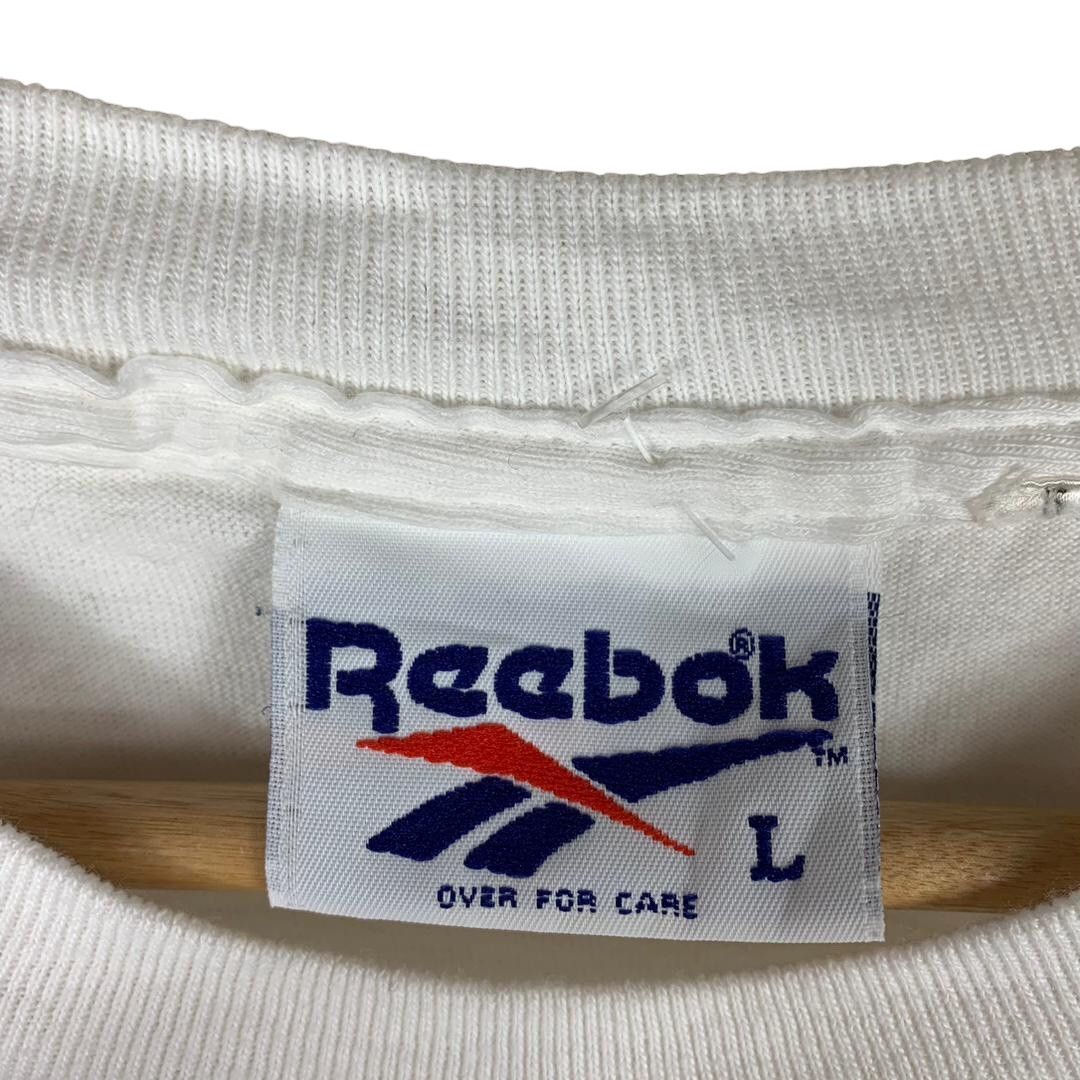 Reebok Vintage REEBOK OG logo white tee Size US L / EU 52-54 / 3 - 3 Thumbnail