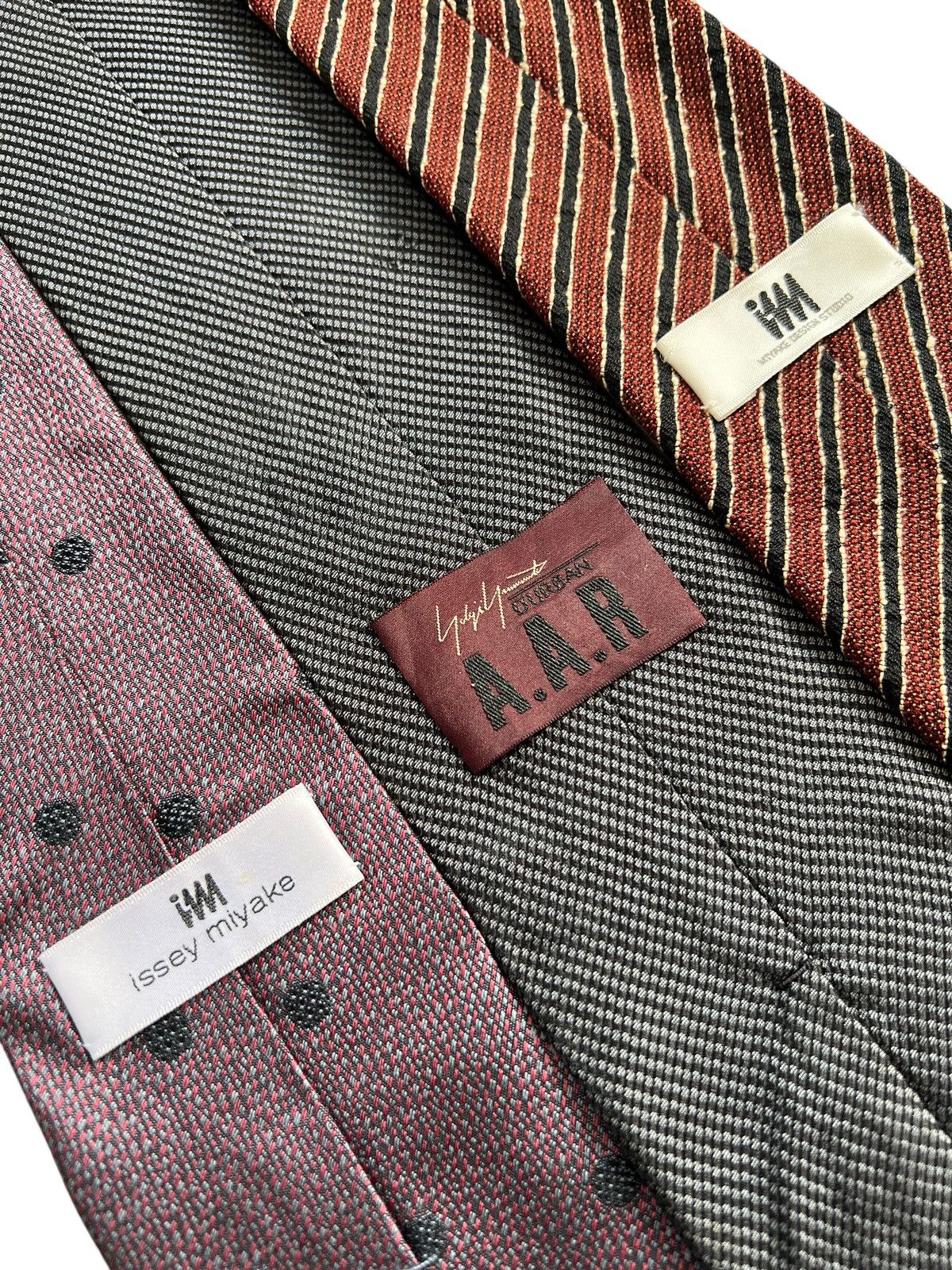 Issey Miyake Combo Sale Yohji Yamamoto & Issey Miyake Necktie Size ONE SIZE - 3 Thumbnail
