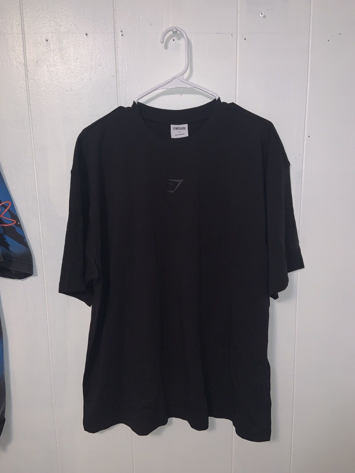 Gymshark Mens - Gymshark Power T Shirt - Size L - Black/Gray Size US L / EU 52-54 / 3 - 7 Thumbnail
