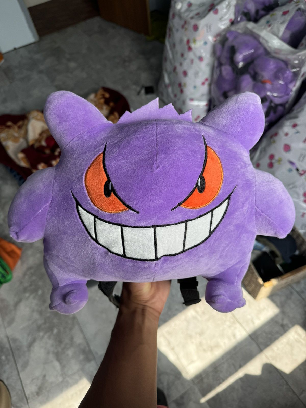 Japanese Brand × Pokemon Gengar Plush Backpack Size ONE SIZE - 2 Thumbnail
