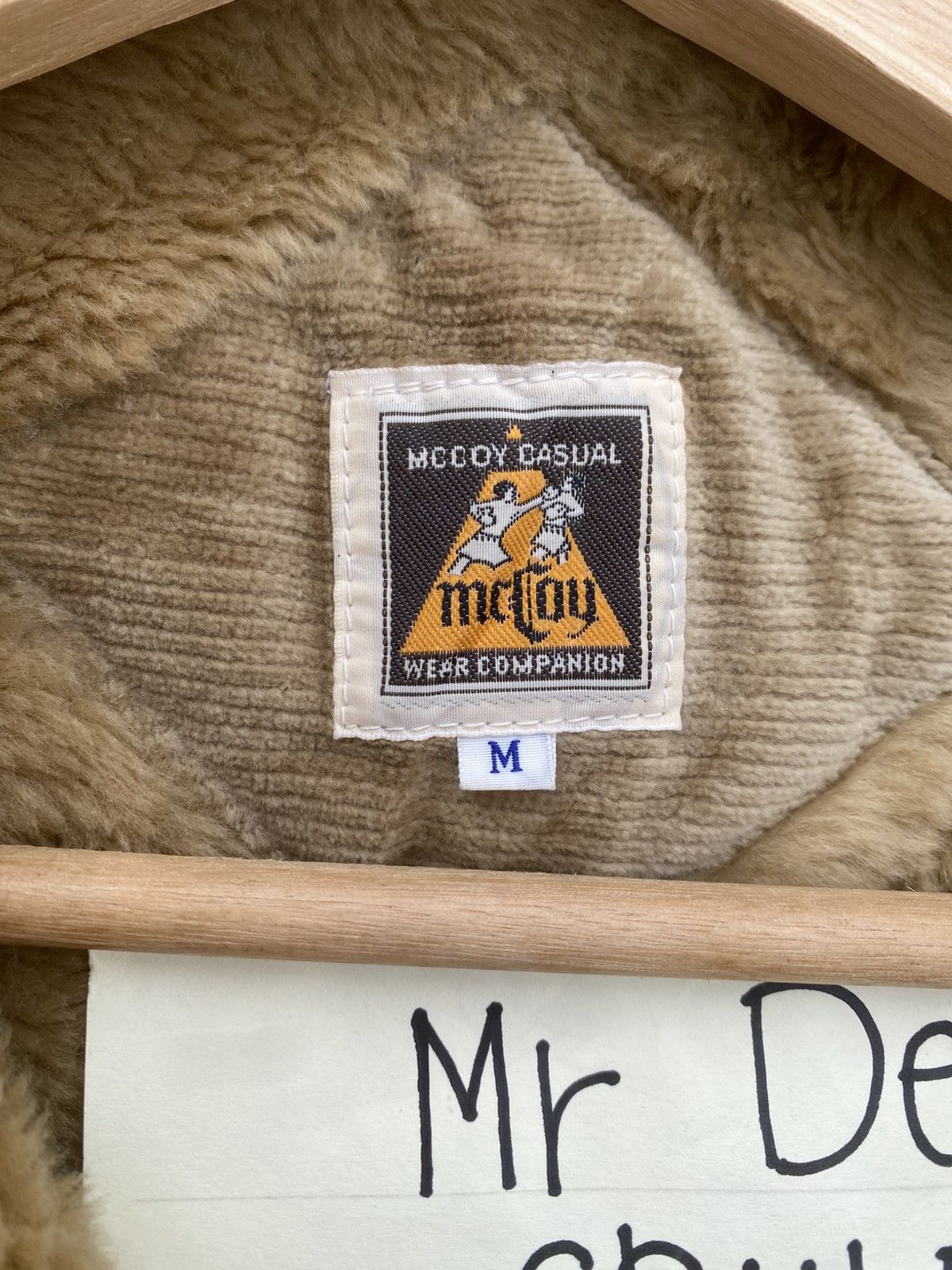 The Real McCoy's Rare Vintage McCoy’s Shearling Jacket Mushroom Buttons Jckt Size US M / EU 48-50 / 2 - 17 Thumbnail