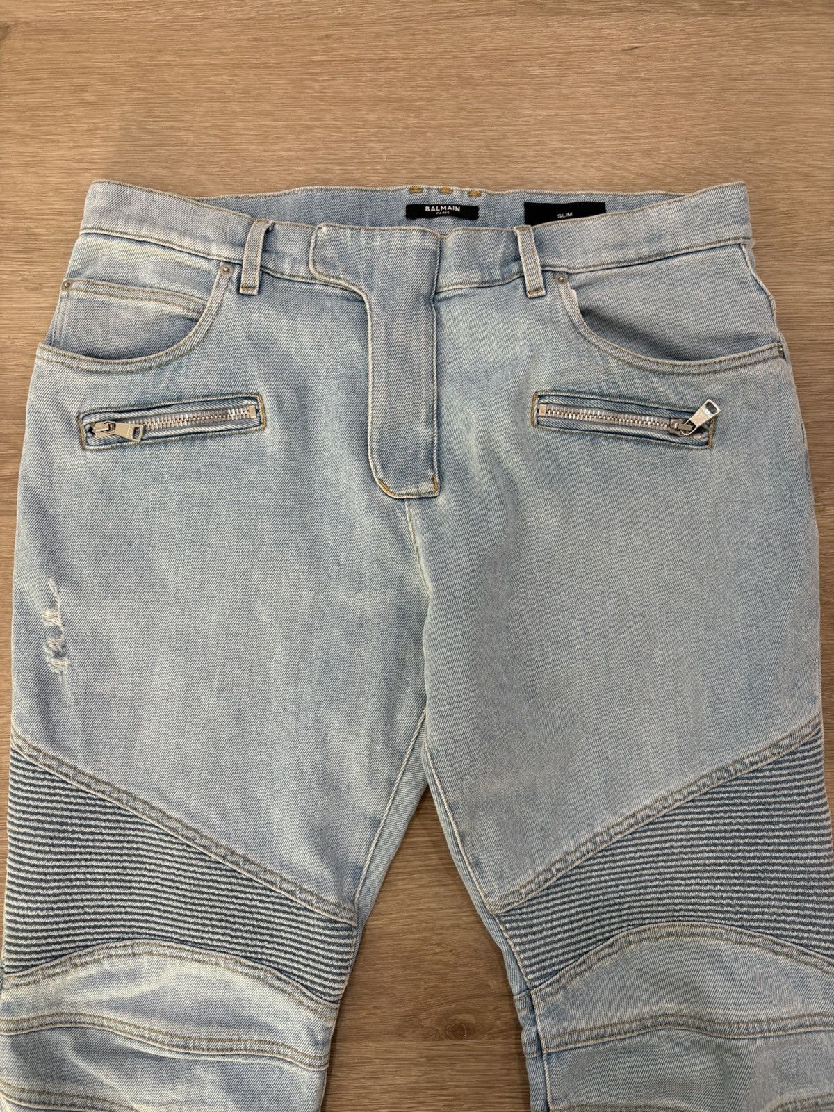 Balmain Balmain Blue denim Size US 36 / EU 52 - 3 Thumbnail