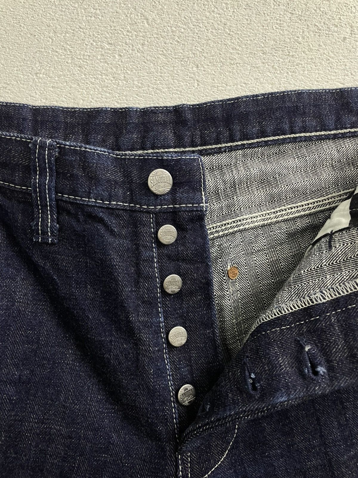 Samurai Jeans Samurai SM610DX-P Herringbone Work Pants Size US 35 - 4 Thumbnail