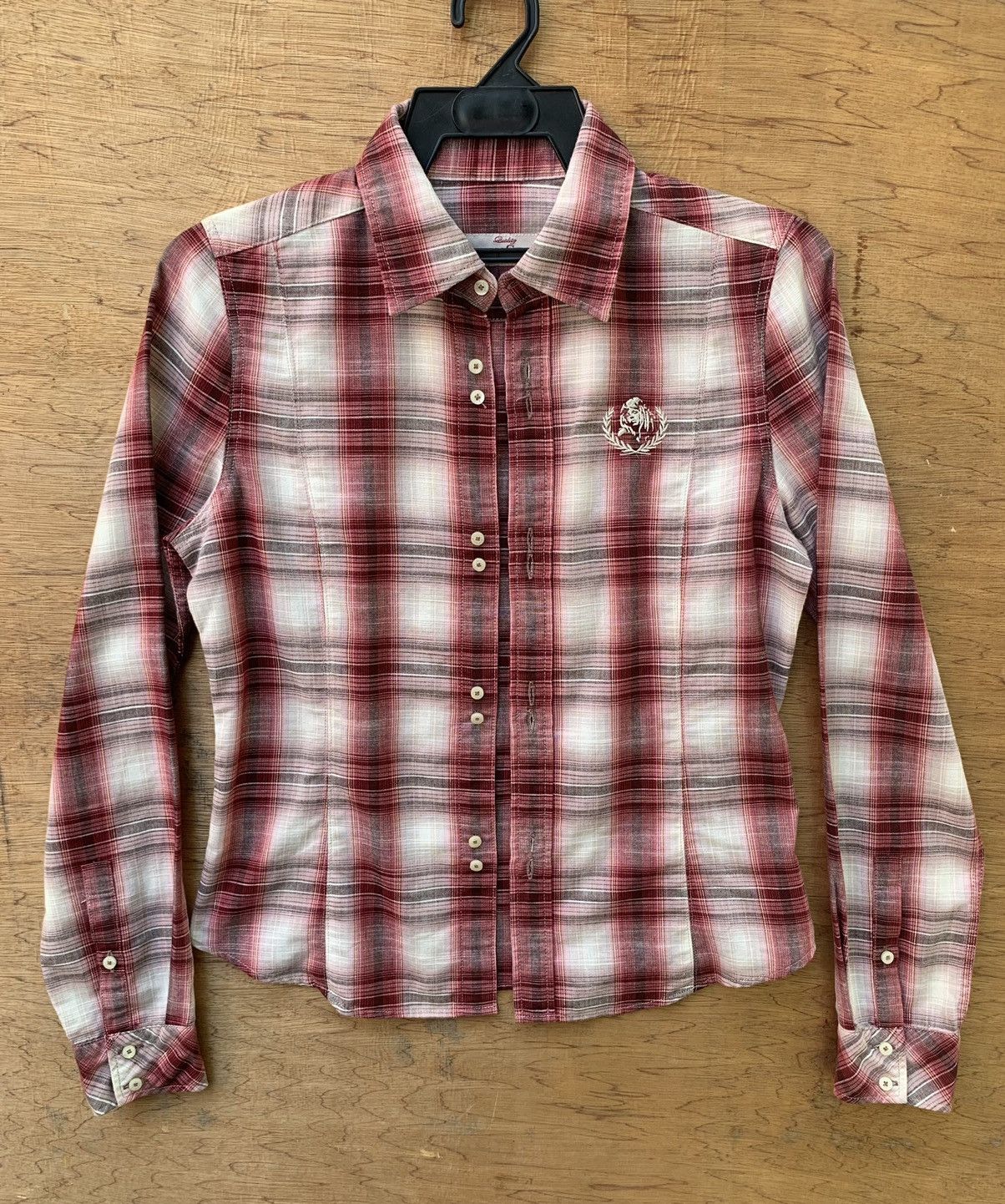 Hysteric Glamour Hysteric Glamour Button Ups Checkered Gold Stripe Line Shirt Size S / US 4 / IT 40 - 16 Thumbnail