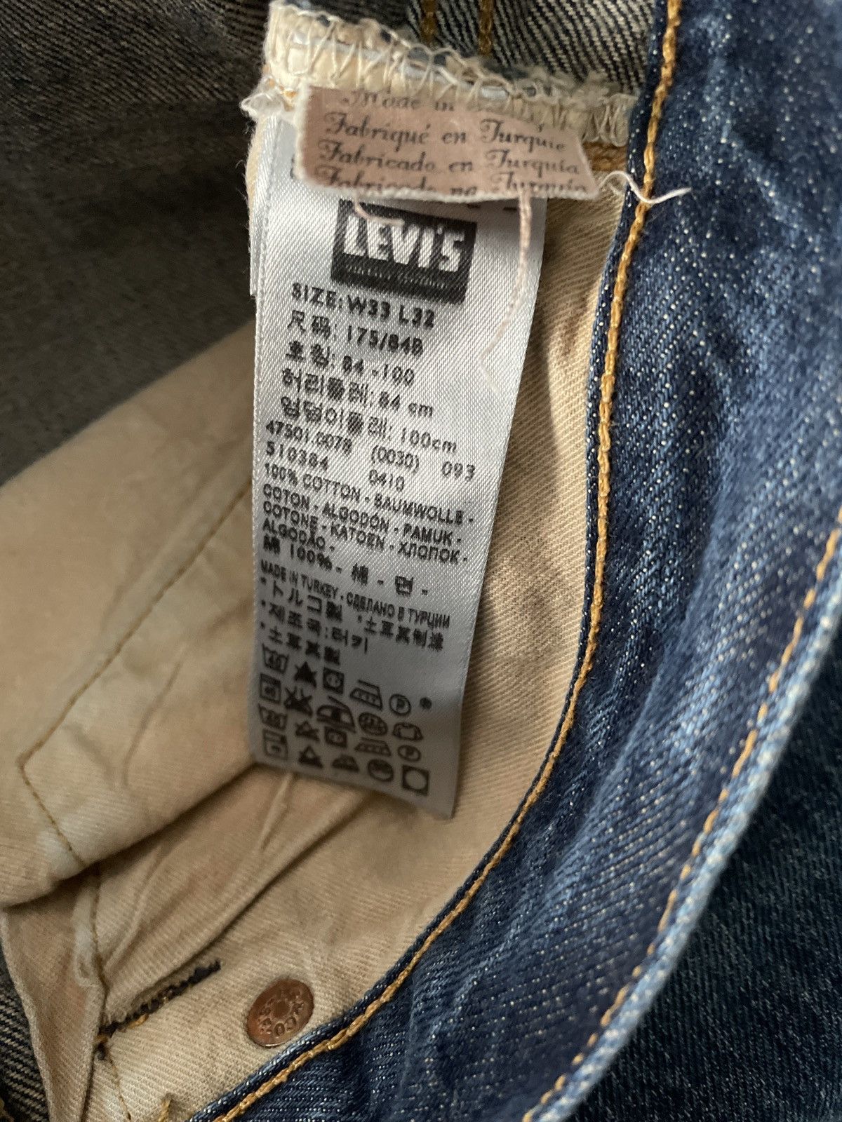 Levi's Vintage Clothing 501XX button fly Size US 33 - 5 Thumbnail