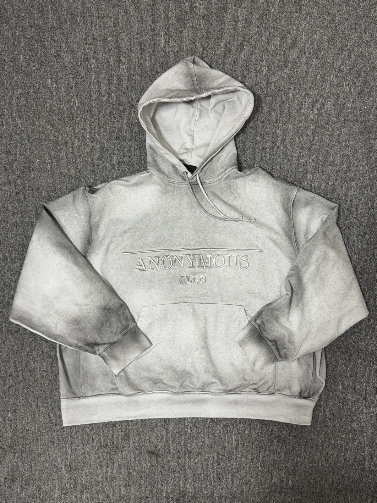 givenchy　anonymous club Hoodie Anonymous Club × Hood By Air Anonymous Club Embroidered Hoodie