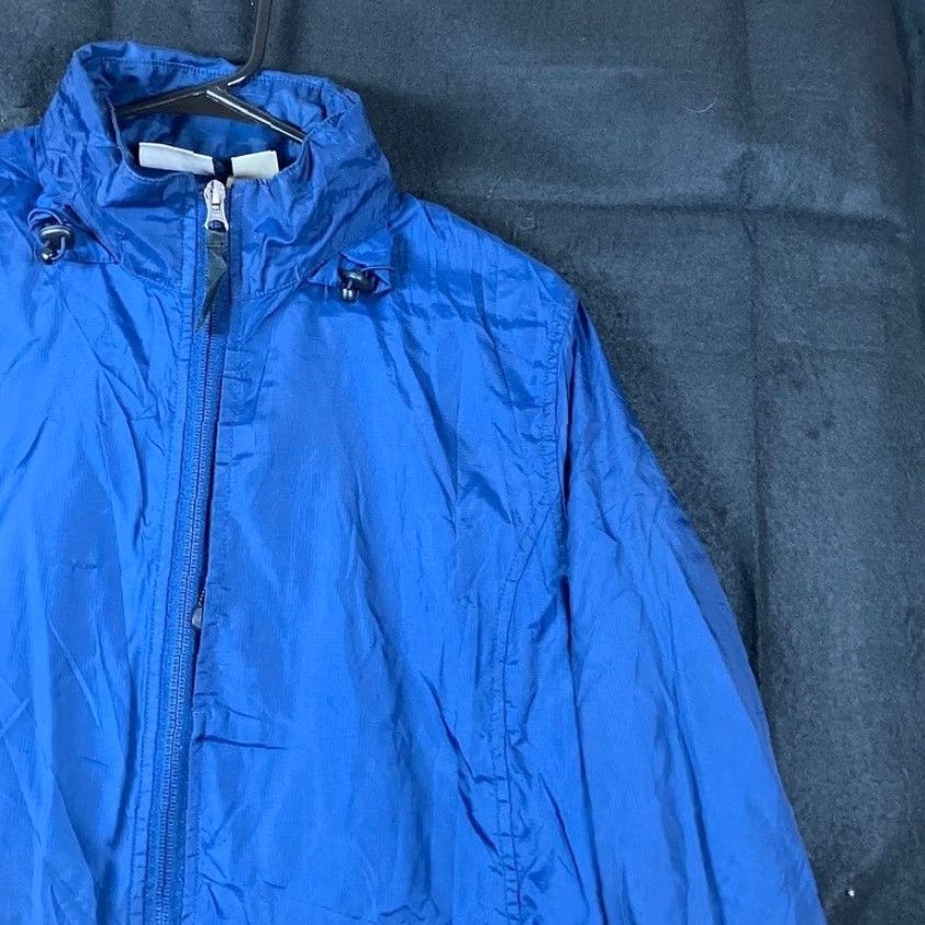 Adidas L.L. Bean Womens Jacket Windbreaker Navy Blue Full Zip 100% Nylon Medium Size M / US 6-8 / IT 42-44 - 5 Thumbnail