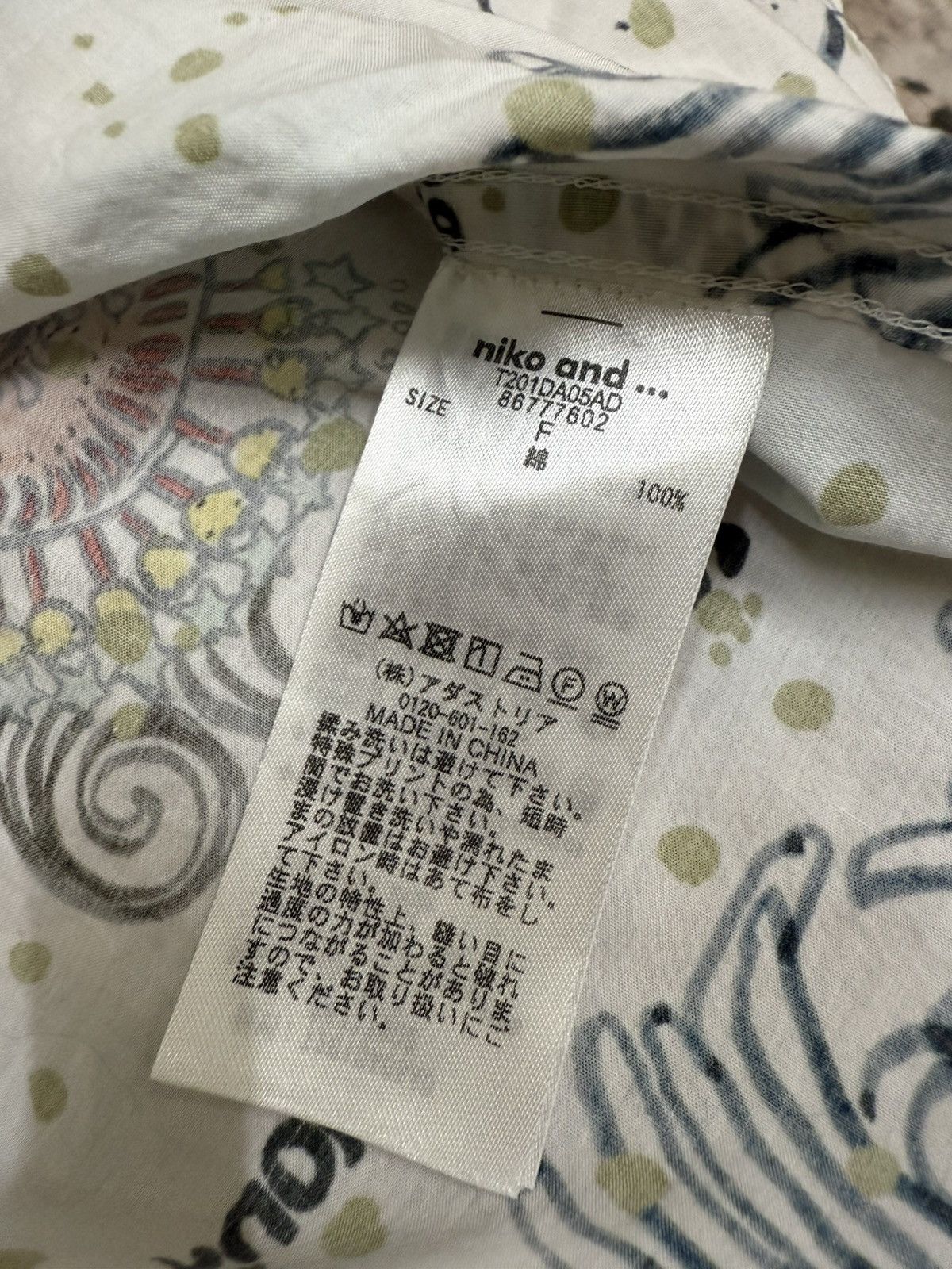 Issey Miyake × Japanese Brand × Tsumori Chisato Tsumori Chisato by niko and oversized shirt dreses button up Size L / US 10 / IT 46 - 7 Thumbnail