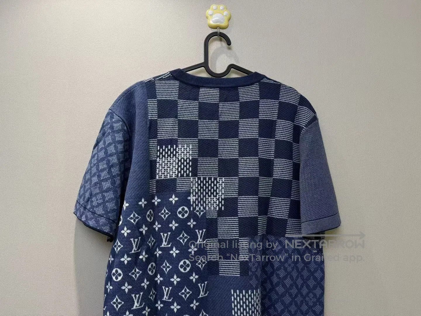 Louis Vuitton LV x NIGO Checkerboard Logo Knit T-shirt. Size US L / EU 52-54 / 3 - 5 Thumbnail