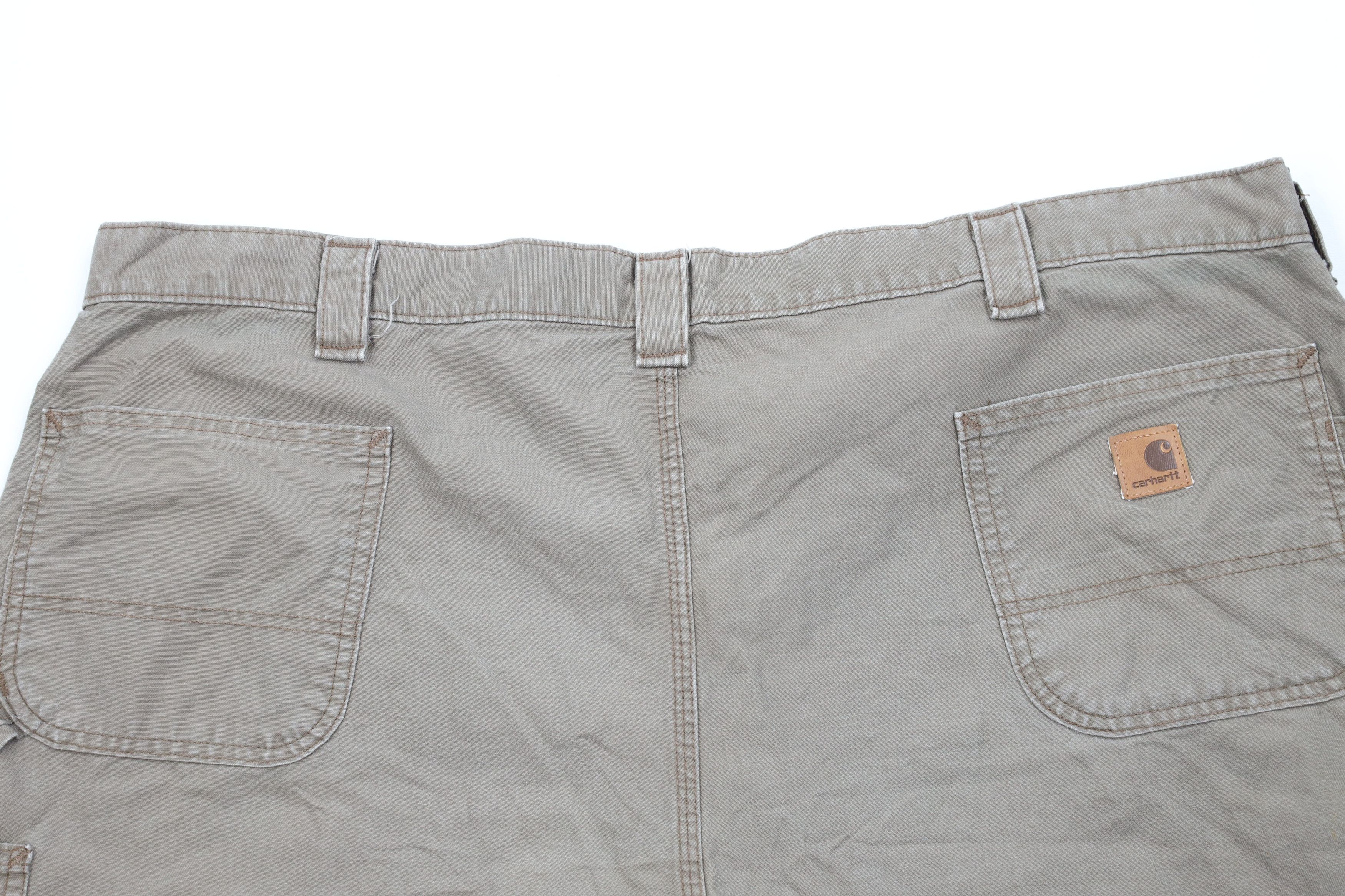 Carhartt Vintage Carhartt Relaxed Dungaree Shorts Light Brown Cotton Size US 44 / EU 60 - 10 Thumbnail