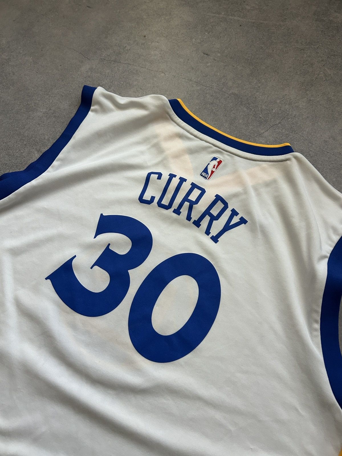 Adidas × NBA Adidas Golden State Warriors big logo jersey Curry 30 Size US XXL / EU 58 / 5 - 4 Thumbnail