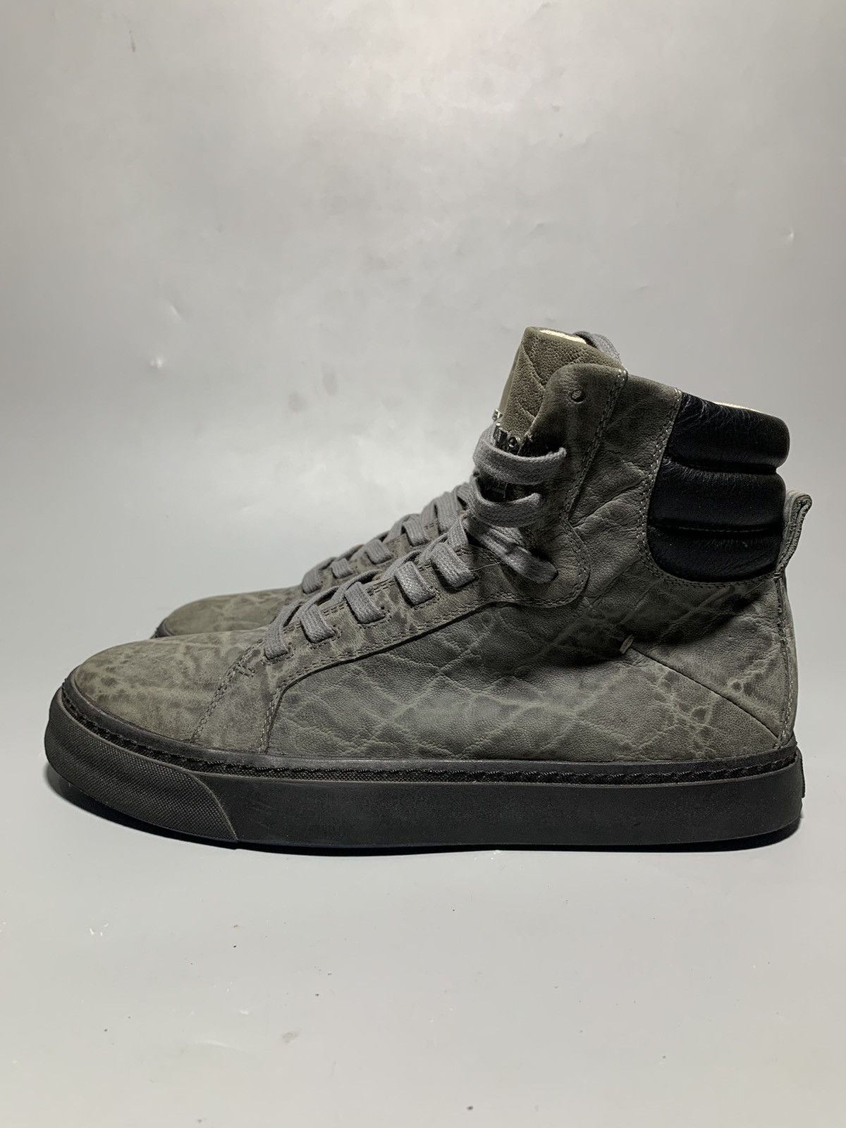 Costume National COSTUME NATIONAL HOMME LEATHER HIGH TOP SNEAKER Size US 7.5 / EU 40-41 - 5 Thumbnail