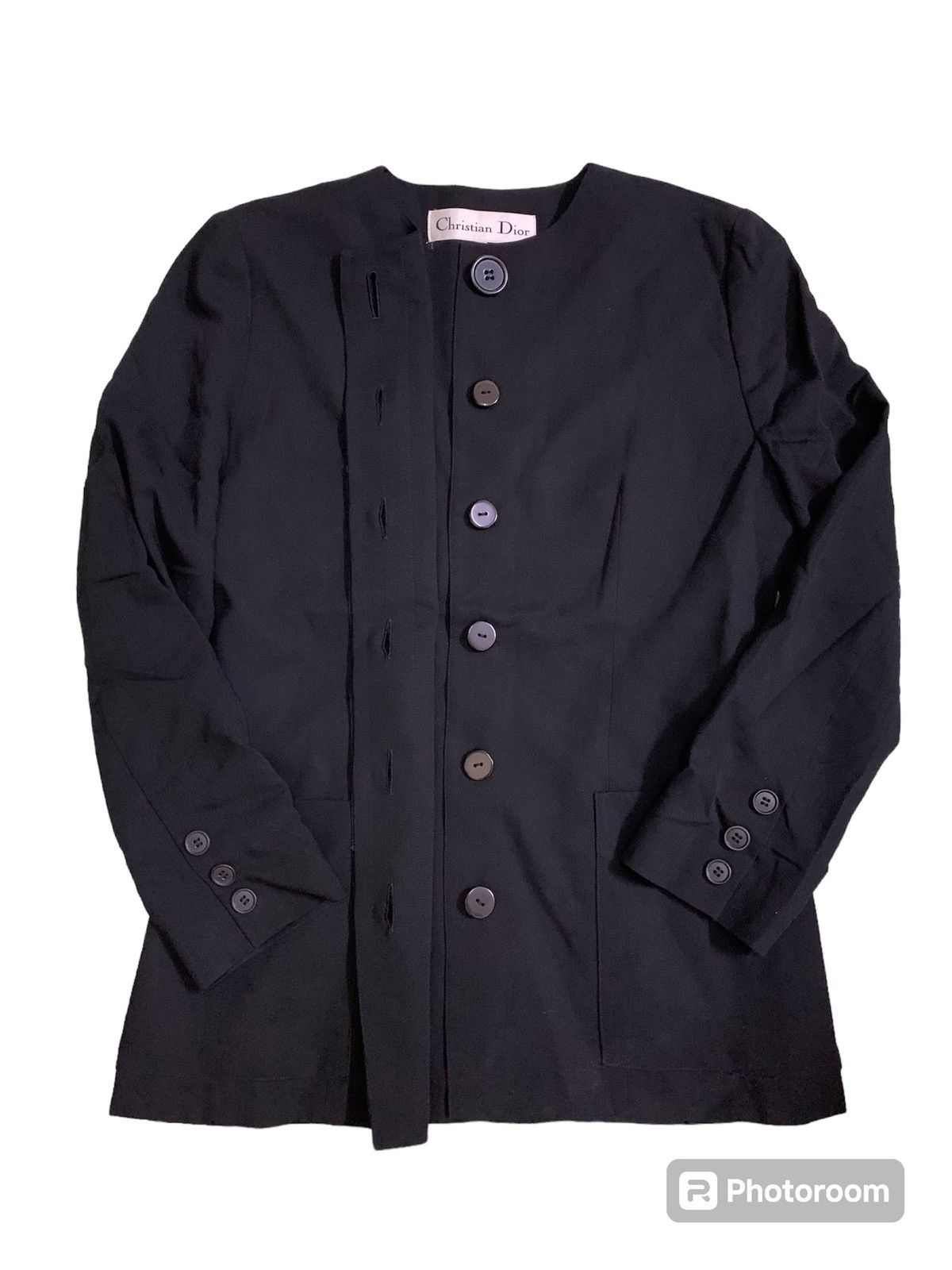 Christian Dior Monsieur Vtg Christian Dior Stripe Button Jacket Size M / US 6-8 / IT 42-44 - 2 Thumbnail