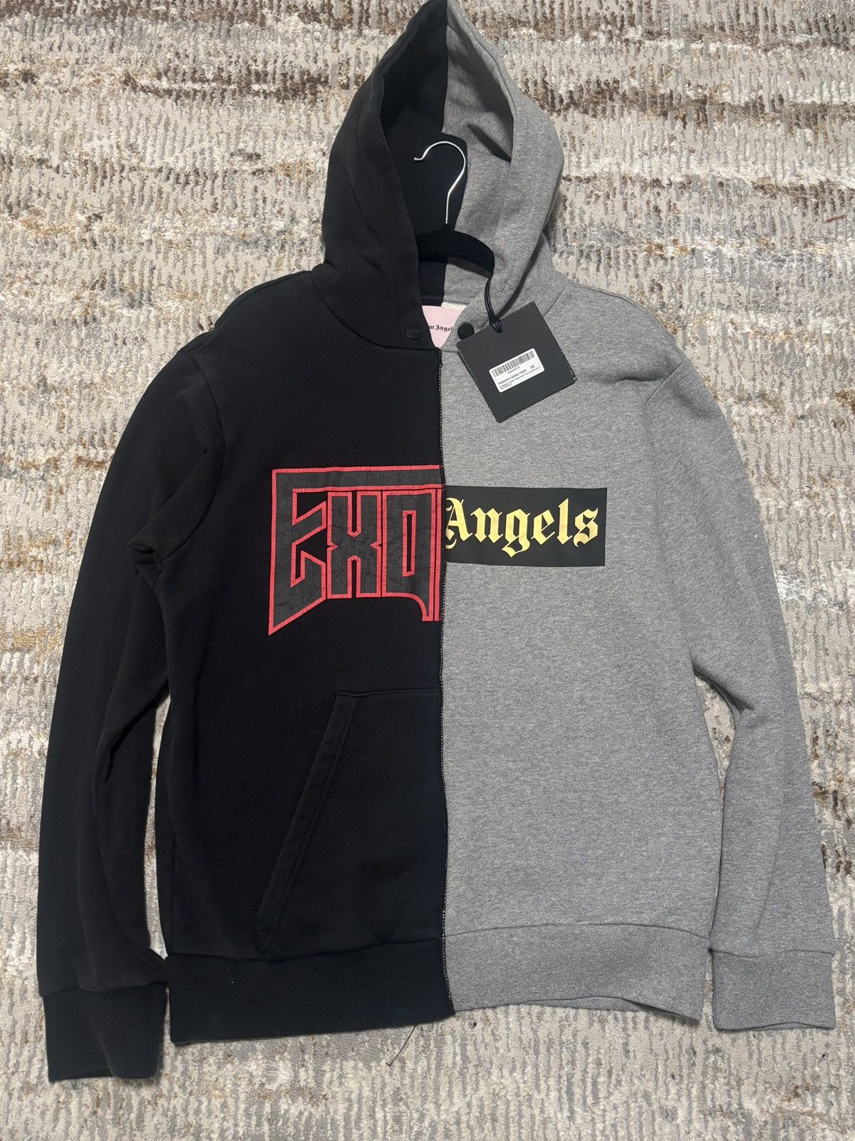 Exoangels hoodie sweatshirt multicolor palm angels hoodie