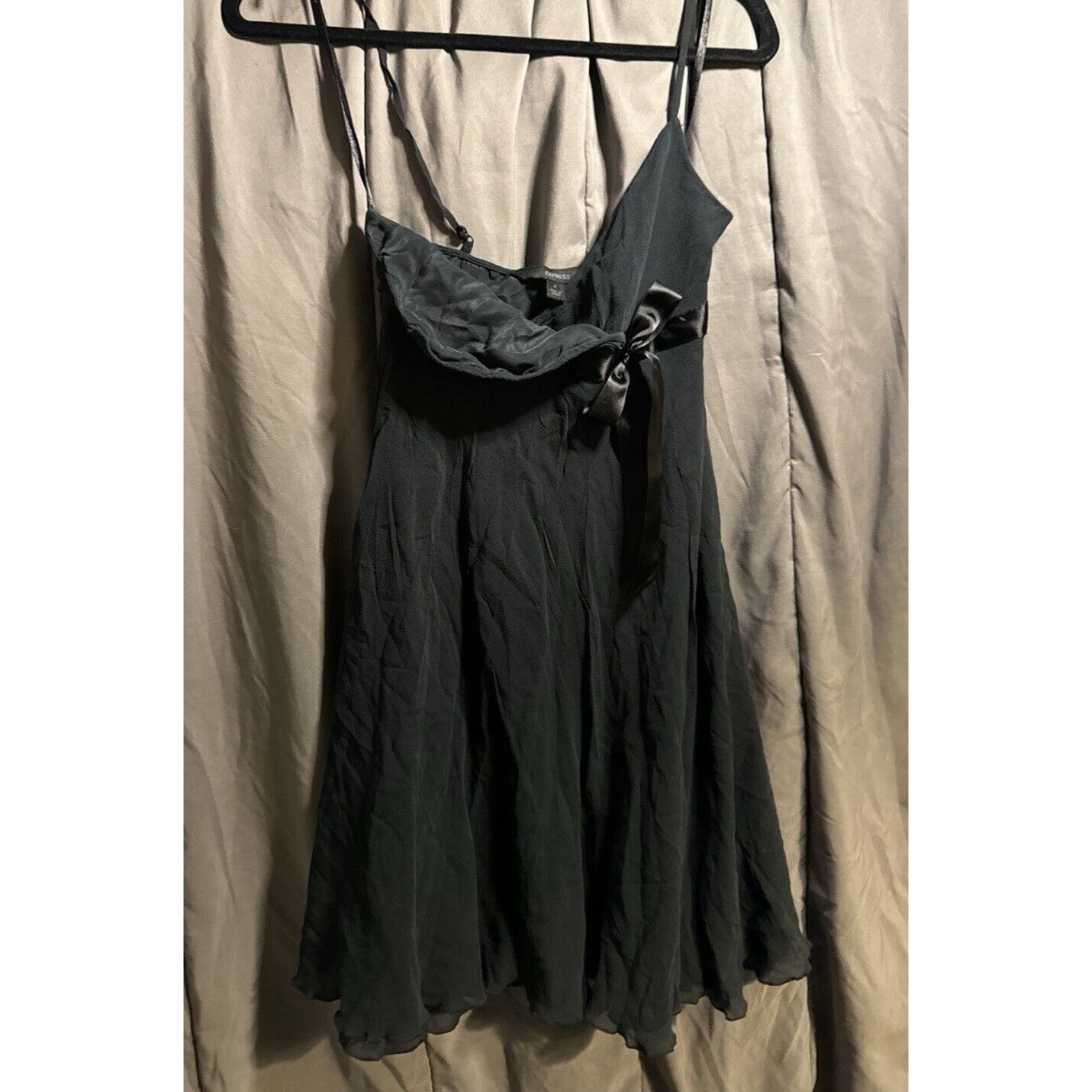 Express Express Women's 100% Silk Dress Sleeveless Size 0 A Line Lin Size XS / US 0-2 / IT 36-38 - 1 Thumbnail