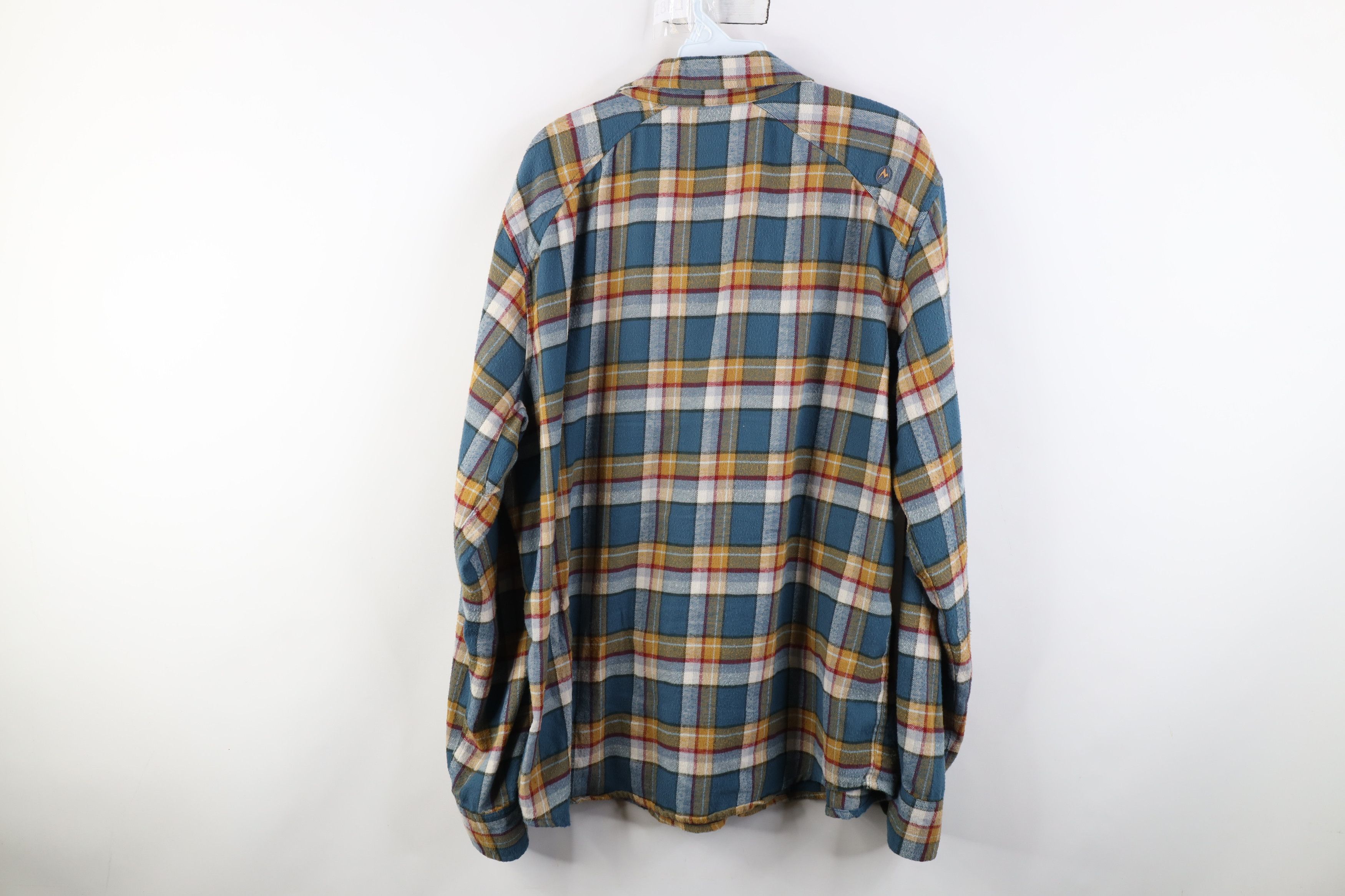 Marmot Marmot Button Collared Flannel Shirt Plaid Hiking Trekking Size US XL / EU 56 / 4 - 13 Thumbnail