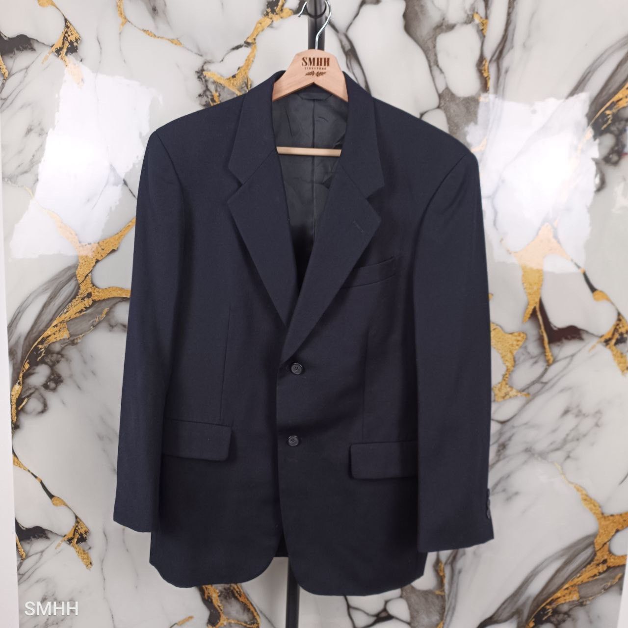 Yohji Yamamoto 🔥A.A.R. Yohji Yamamoto x Durban Blazer 2B – Dark Navy – M Size 40R - 1 Thumbnail