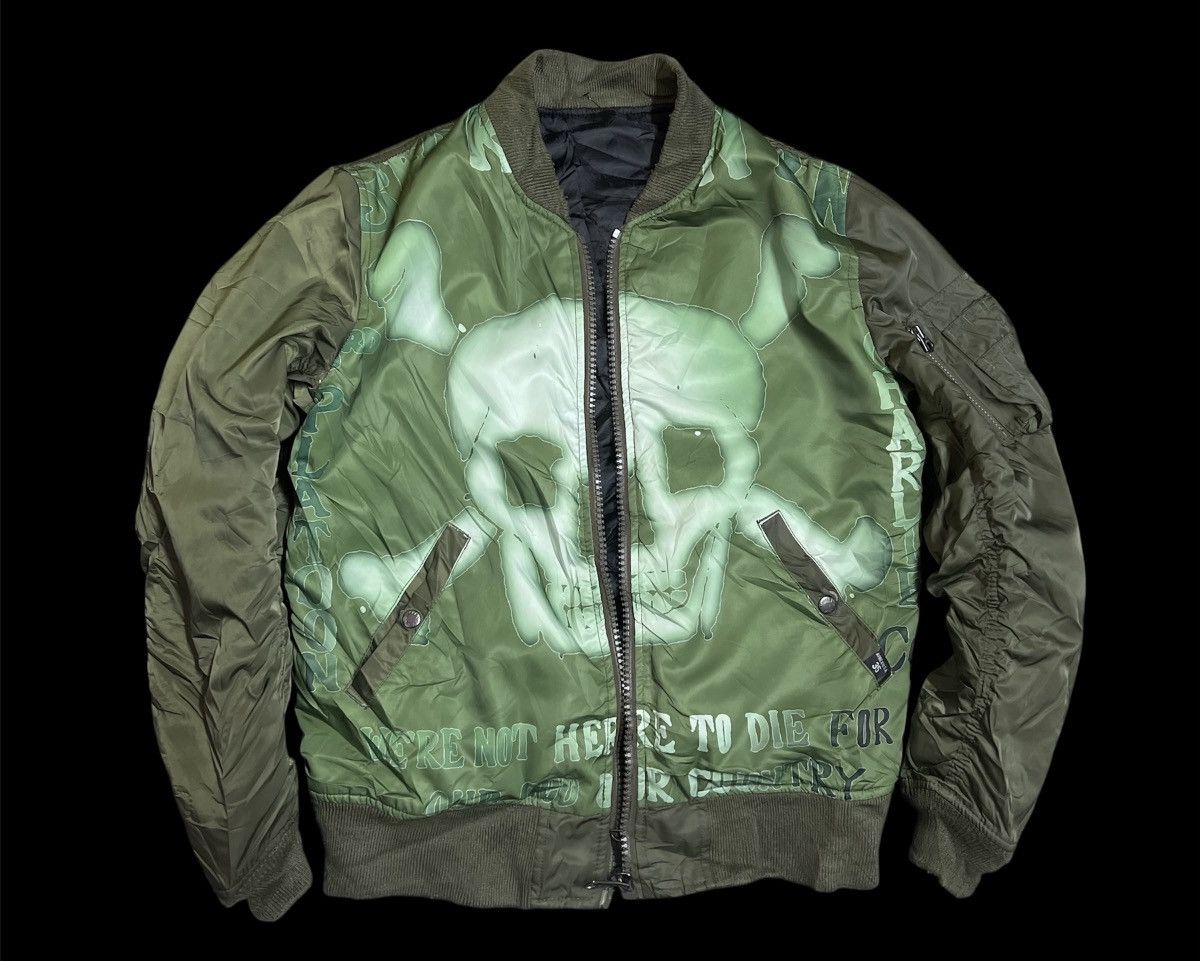 Avirex 🔥HOT DROPS🔥AVIREX Men's flight jacket Green Size L Size US L / EU 52-54 / 3 - 2 Thumbnail