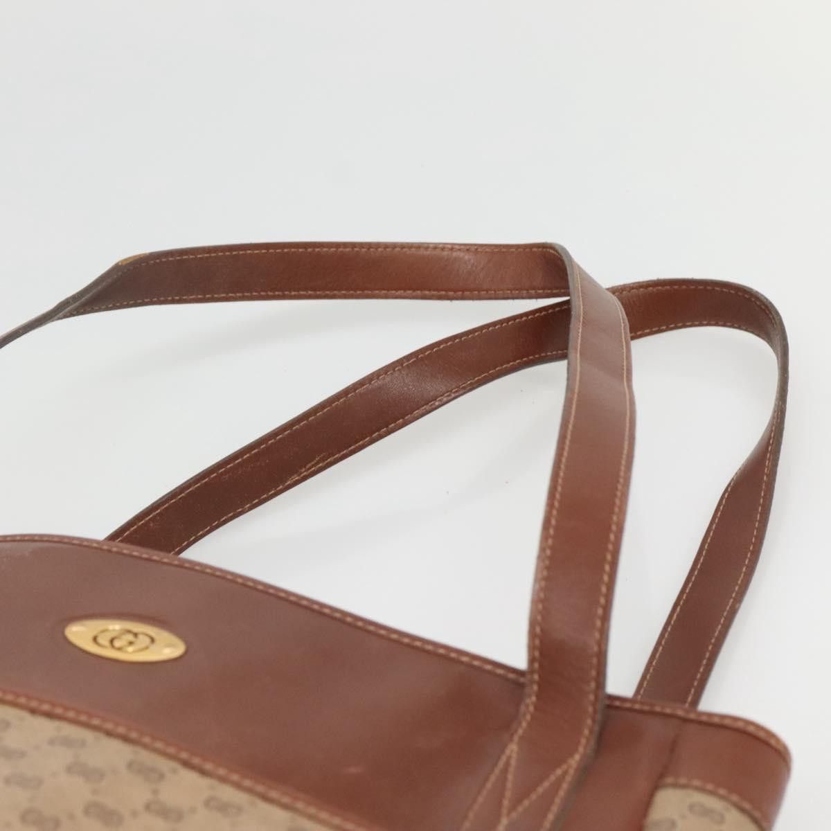 Gucci GUCCI Micro GG Supreme Tote Bag Pvc Beige Gold 002 37 002 37 Size ONE SIZE - 8 Thumbnail