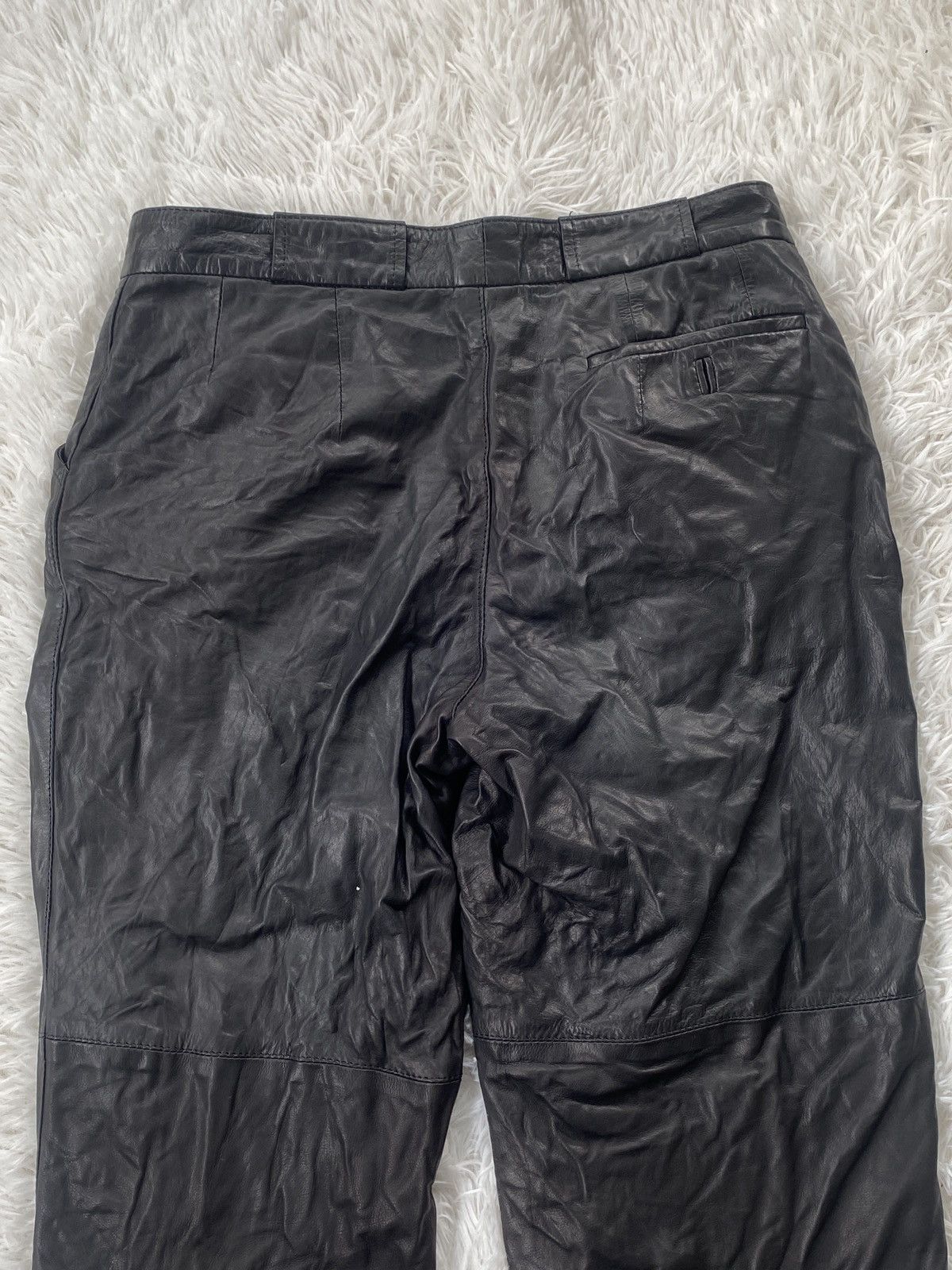 Dior 🔥BINDING Now 🔥 Vintage Dior Leather pants Size US 30 / EU 46 - 11 Thumbnail
