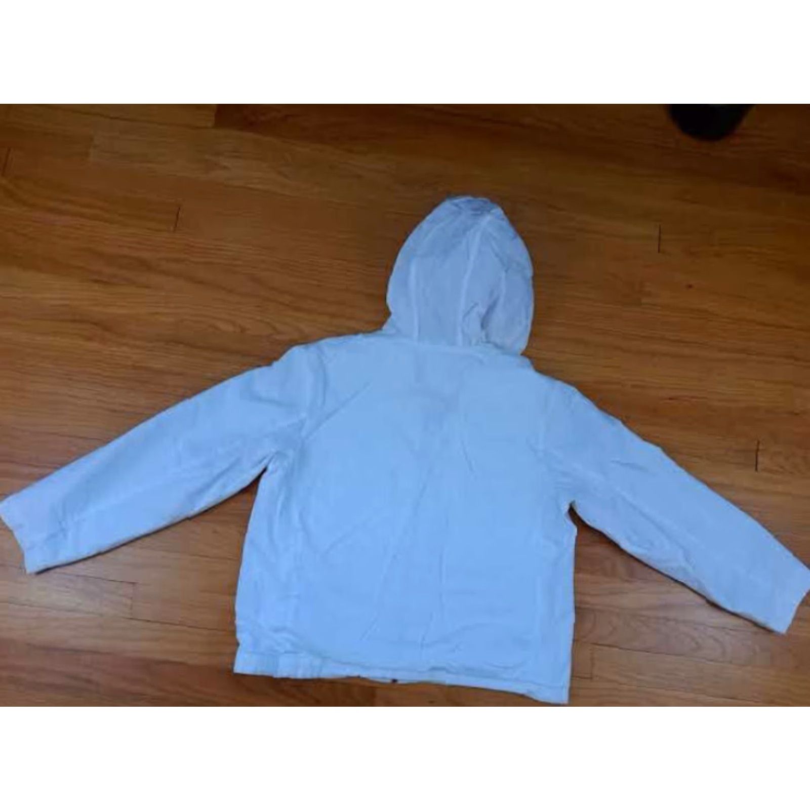 Eddie Bauer Eddie Bauer Woman Full Zip Hoodie Canvas 100% Cotton Large White Beach Hoodie Short Jacket Womens L Size L / US 10 / IT 46 - 6 Thumbnail