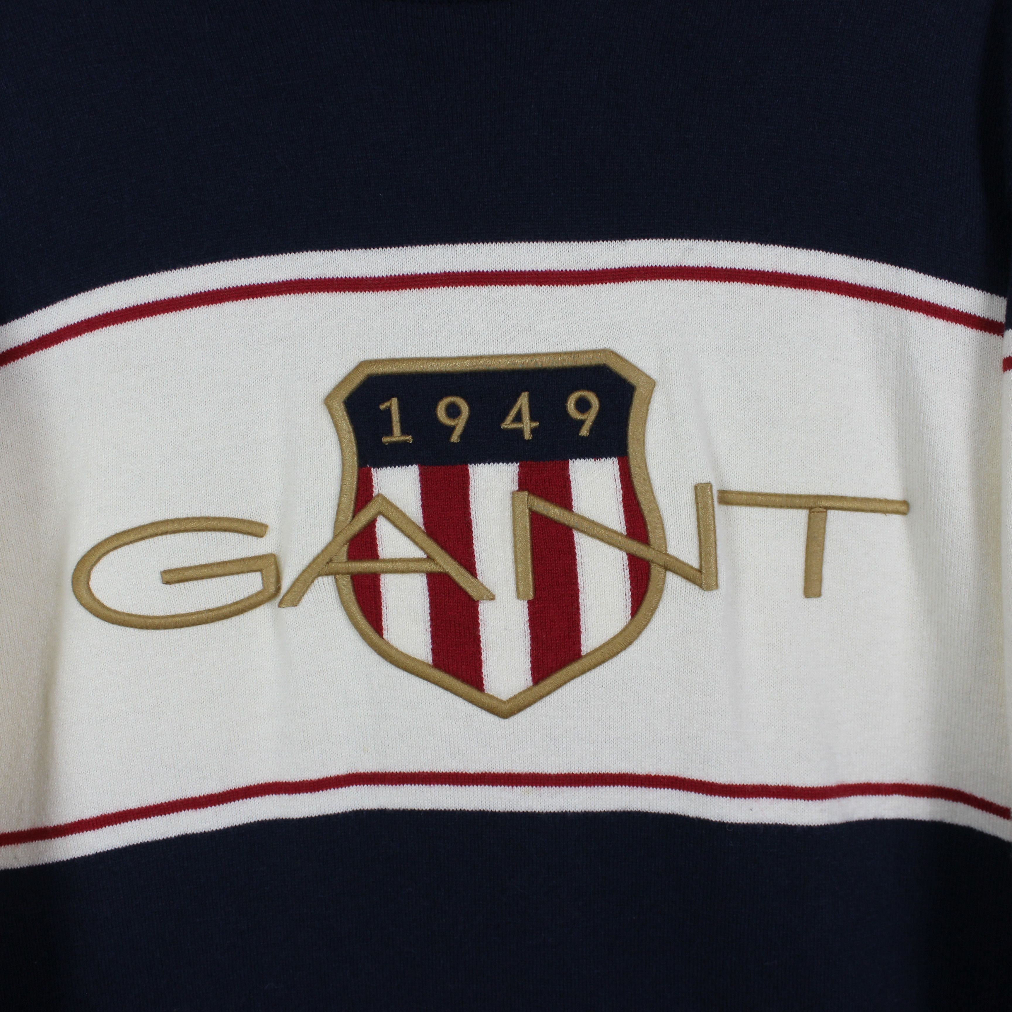 Gant GANT sweater men cashmere cotton centr logo XL Size US XL / EU 56 / 4 - 4 Thumbnail