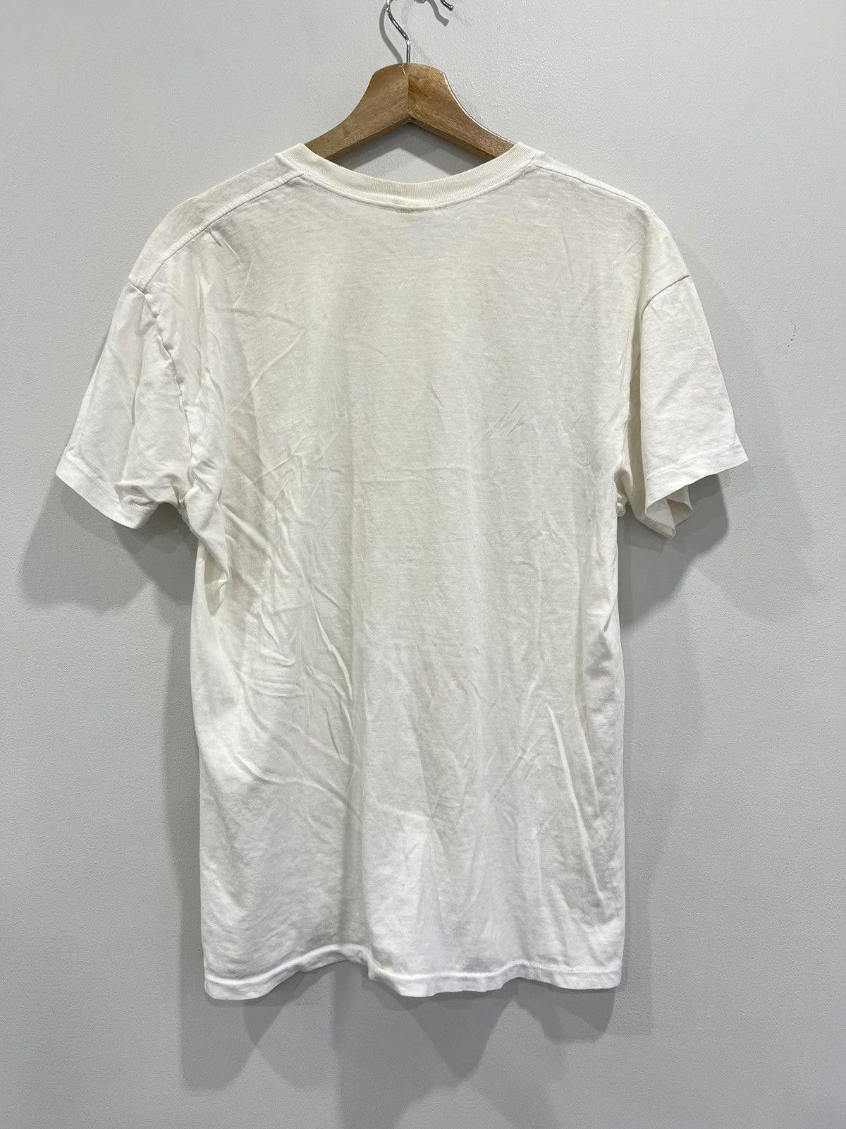 Vintage Vintage Single Stitched Blank Tee Shirt white Size US L / EU 52-54 / 3 - 2 Thumbnail