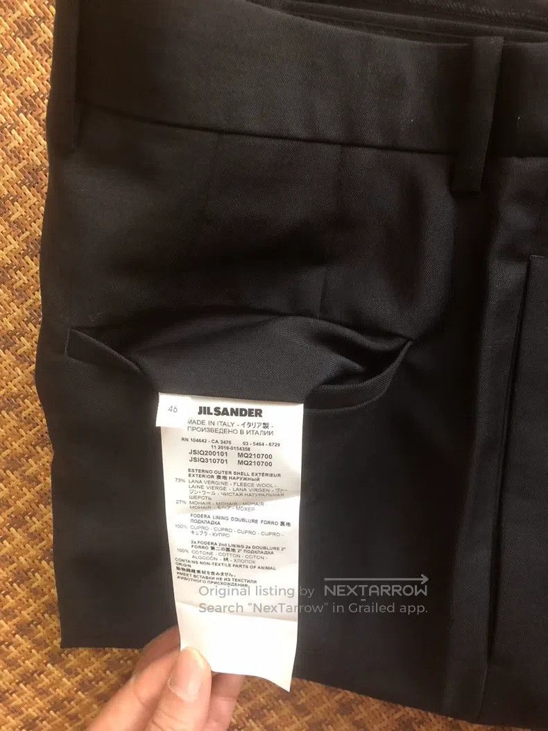 Jil Sander size 46 Wool Casual Trousers