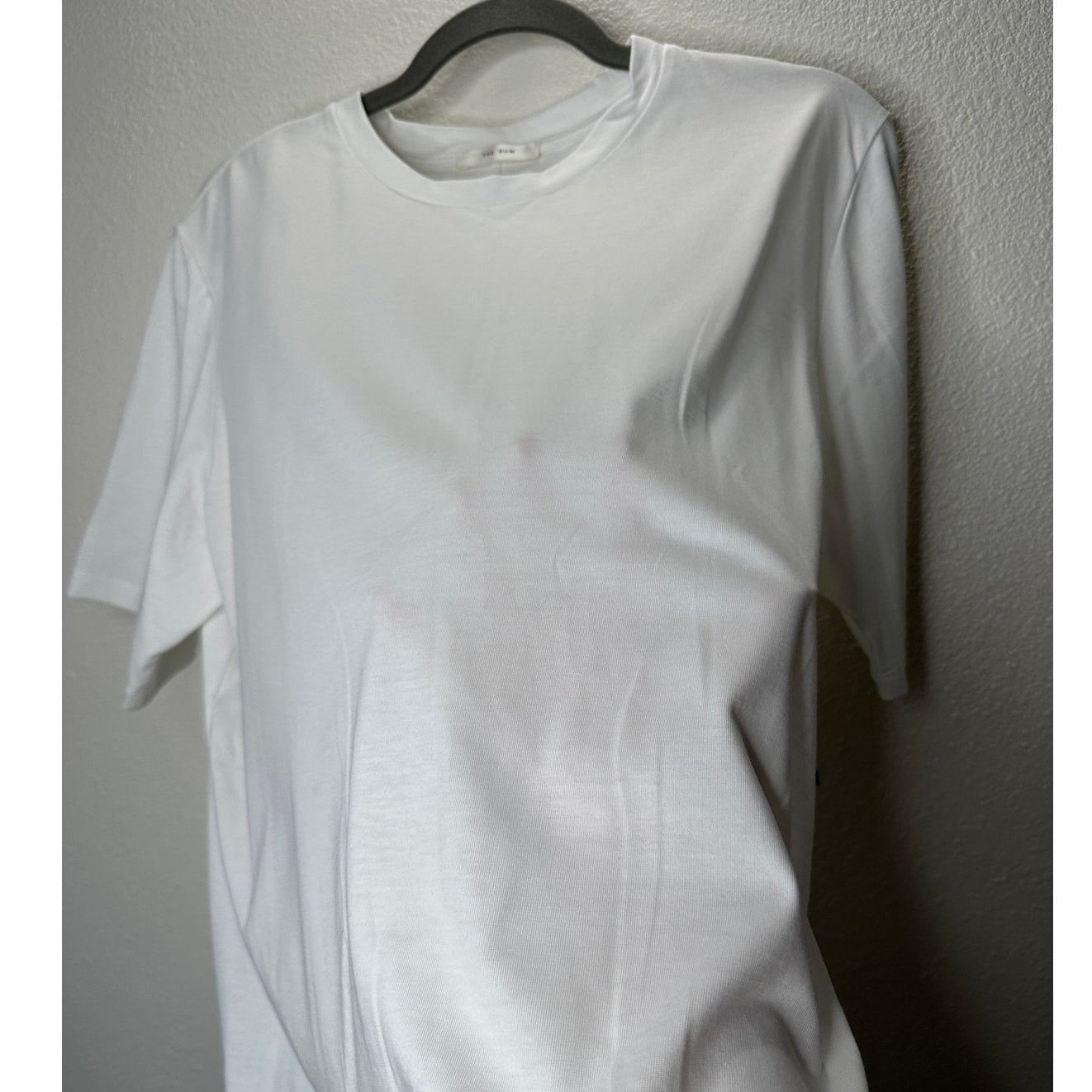 The Row NWT The Row White Chiara Cotton Crewneck Back Seam T-Shirt L Size L / US 10 / IT 46 - 3 Thumbnail