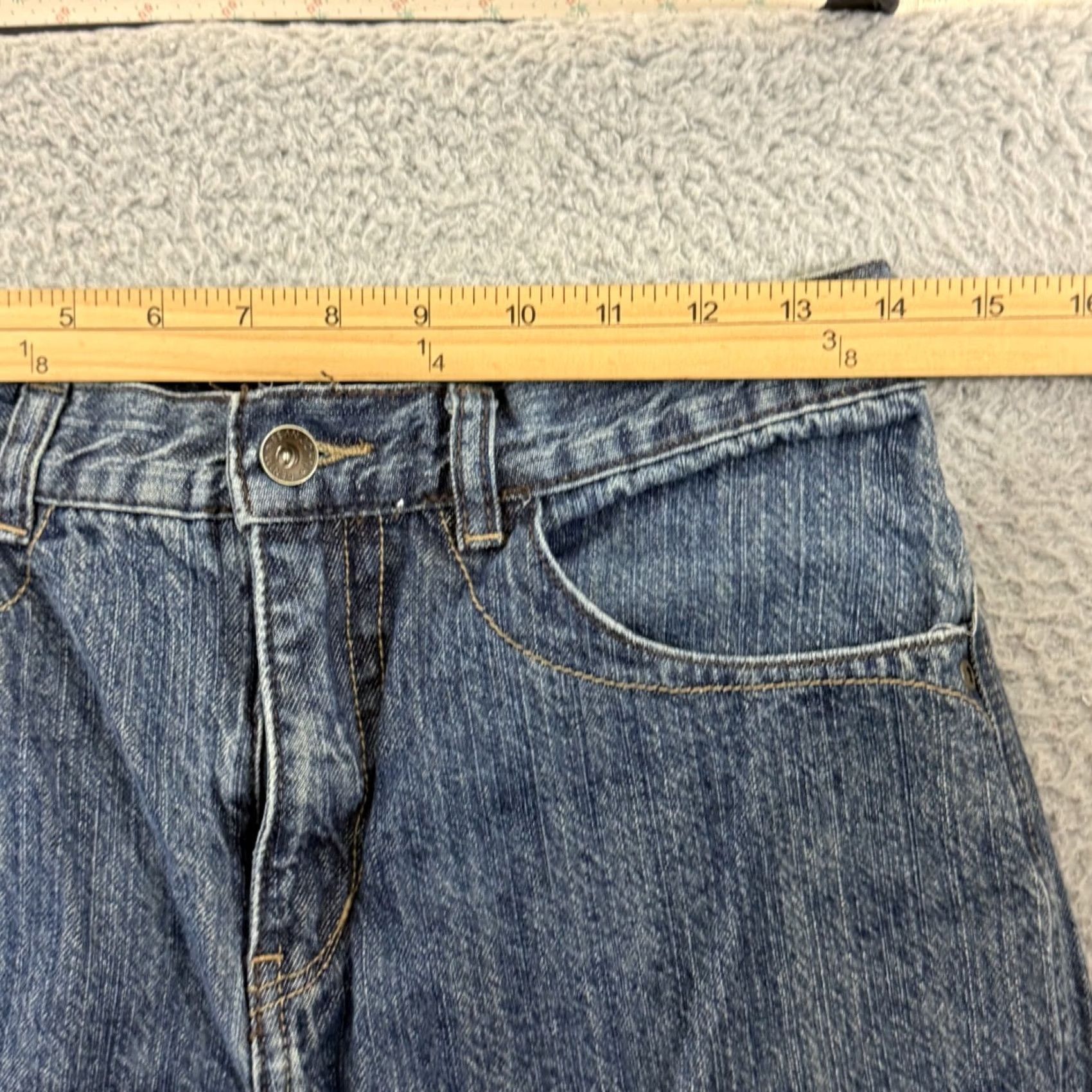 Sean John VINTAGE Sean John Jeans Mens 28x31 Wide-Leg Denim Blue 5-Pocket Grunge Hip Hop Size US 28 / EU 44 - 6 Thumbnail