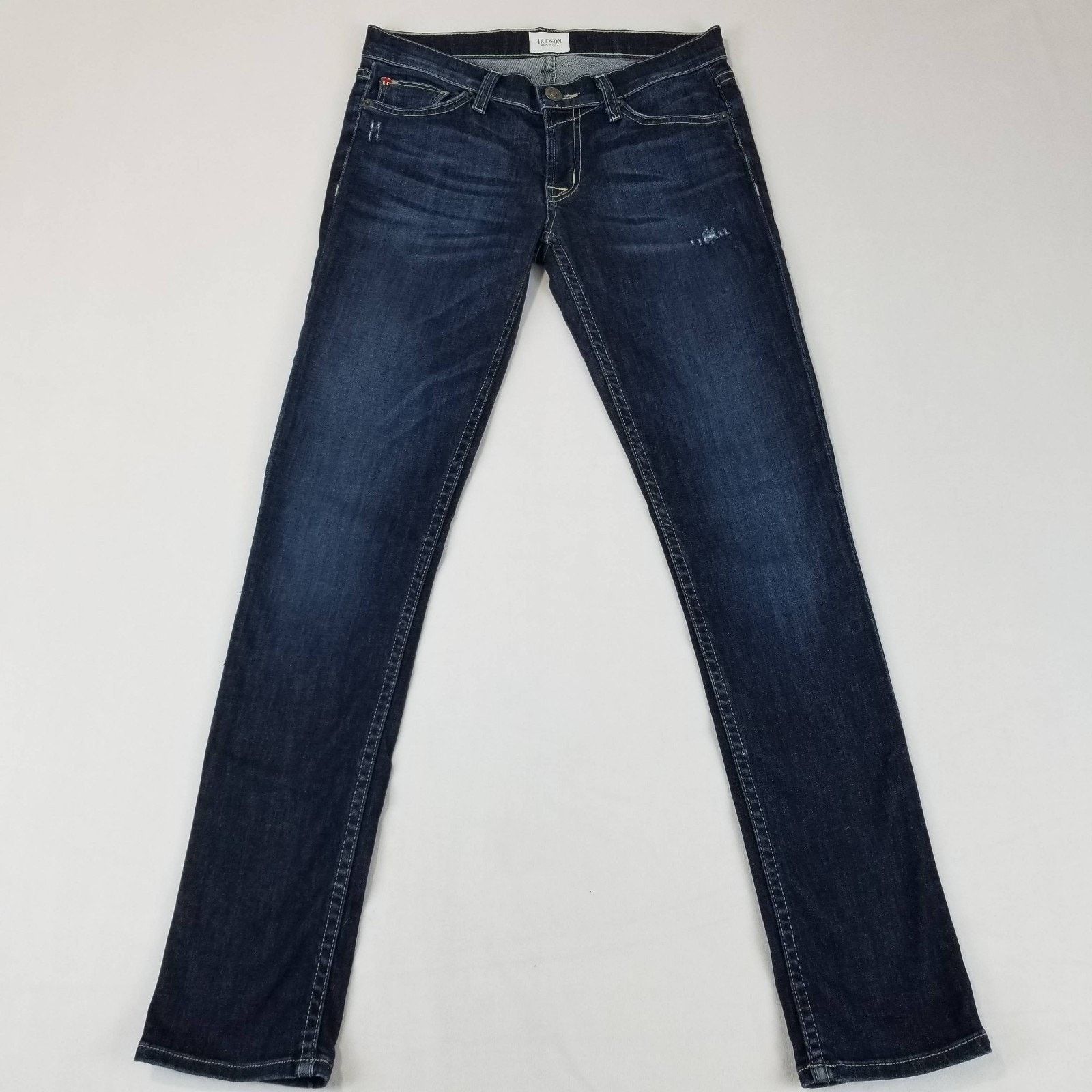 Hudson Hudson Crop Muse Skinny Jeans Size 26 w/ 5" Cuff Low Rise Size 26" / US 2 / IT 38 - 2 Thumbnail