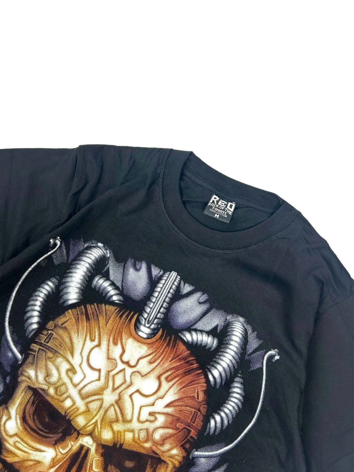 Vintage Vintage Rock Skull Skeleton black tee Size US M / EU 48-50 / 2 - 3 Thumbnail