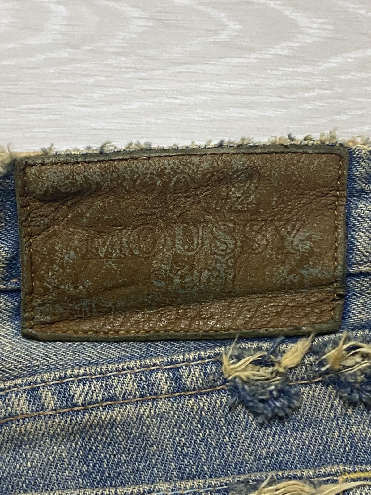 MOUSSY Vintage 2002 Moussy Mud Wash Distressed Bootcut Flare Jeans Size US 32 / EU 48 - 14 Thumbnail