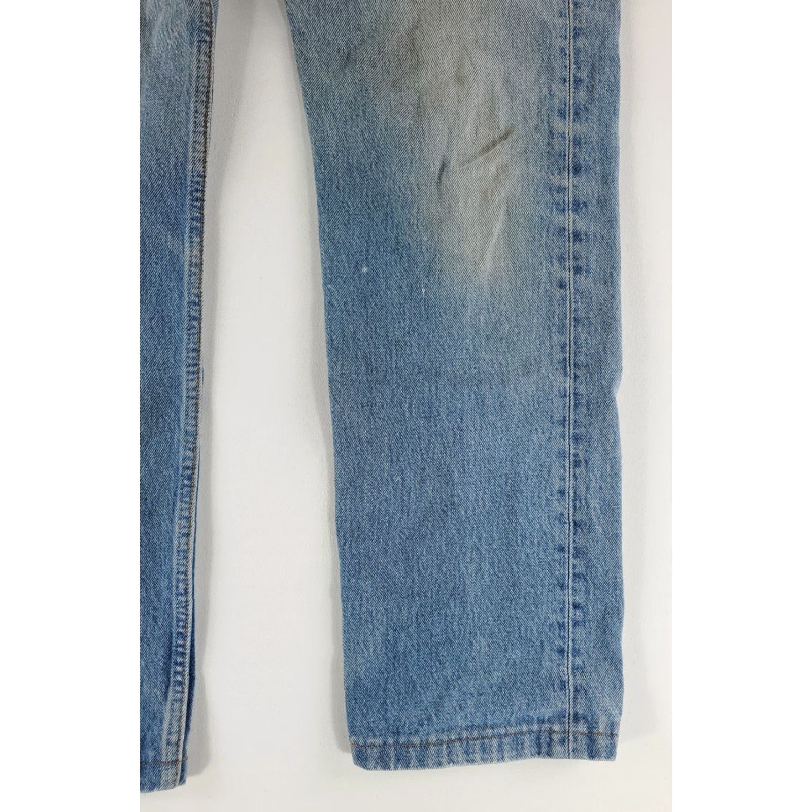 Levi's Levi's 501 Jeans Whiskering Mens 32x34 Hemmed 32 Blue Straight 501 Men Inseam 31 Regular Size US 32 / EU 48 - 7 Thumbnail