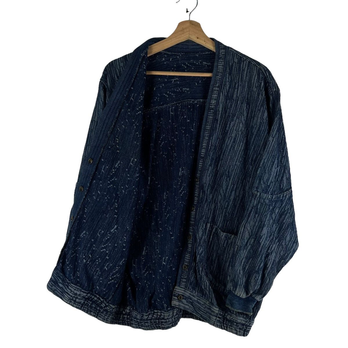 Japanese Brand 🔥VINTAGE INDIGO SISOKO BOMBER JACKET INSPIRE KAPITAL JAPAN Size US M / EU 48-50 / 2 - 8 Thumbnail