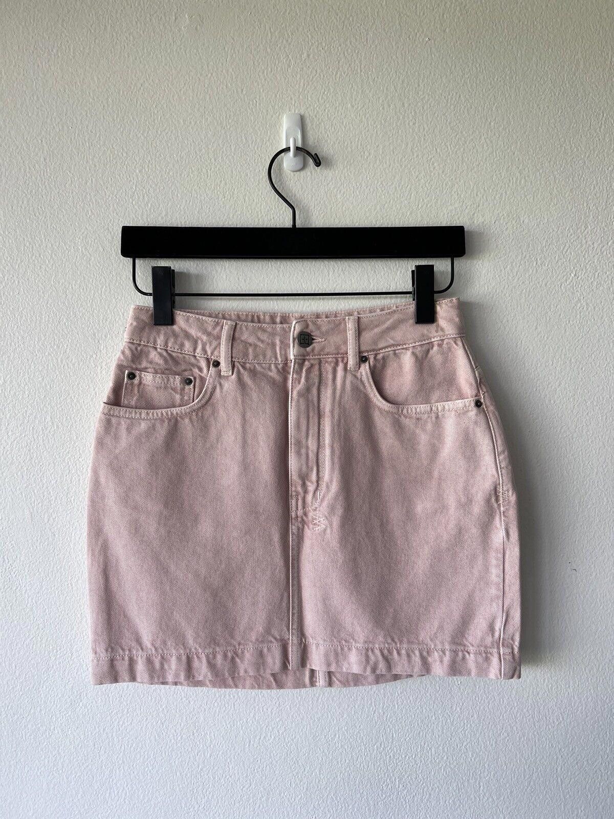 Ksubi new Ksubi denim short skirt 26 small 8 super x mini pink Size 42" / US 20 - 1 Thumbnail