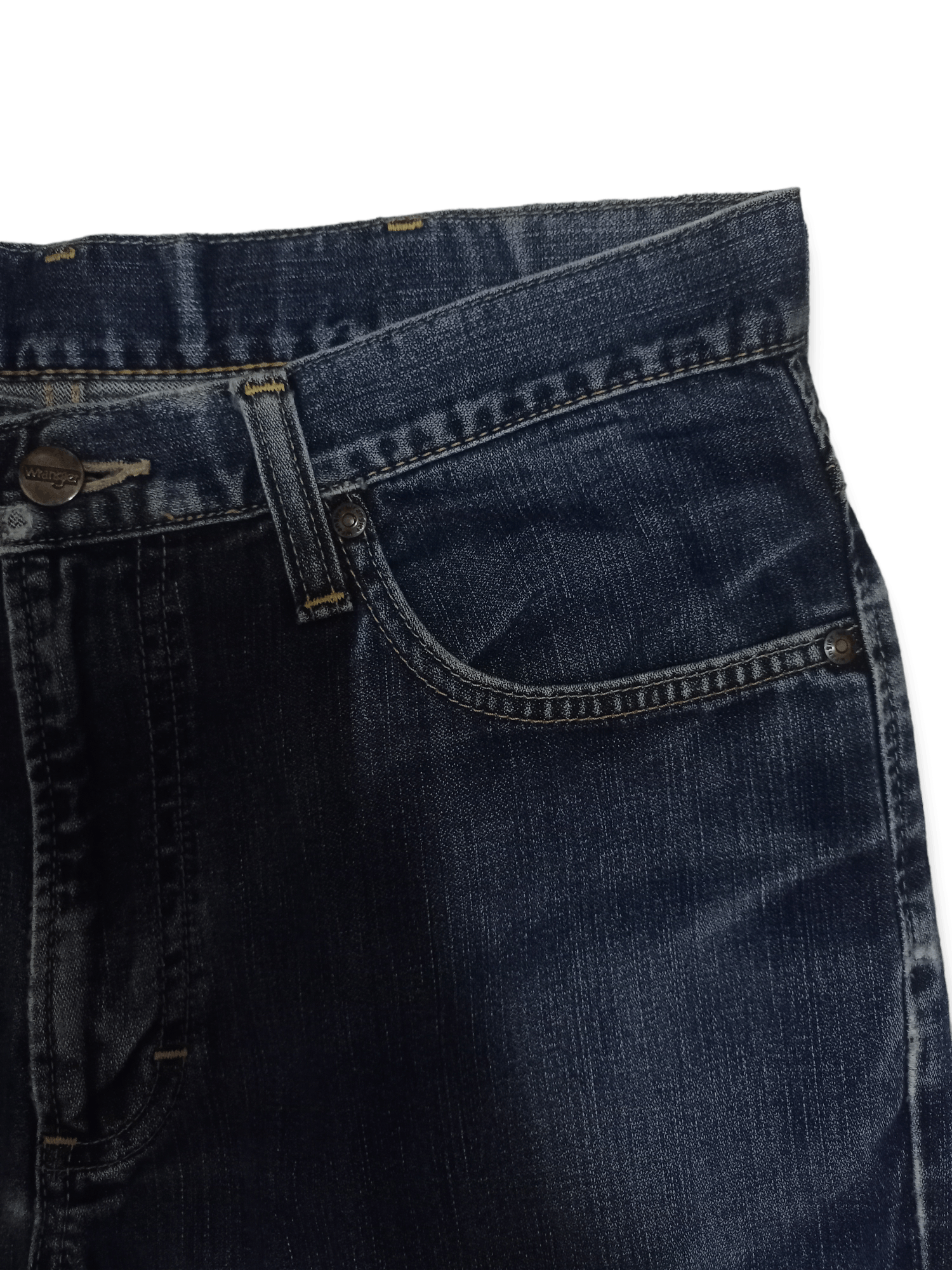 Wrangler Vintage Wrangler Blue Wash Distressed Baggy Jeans 32x28 Size US 32 / EU 48 - 5 Thumbnail