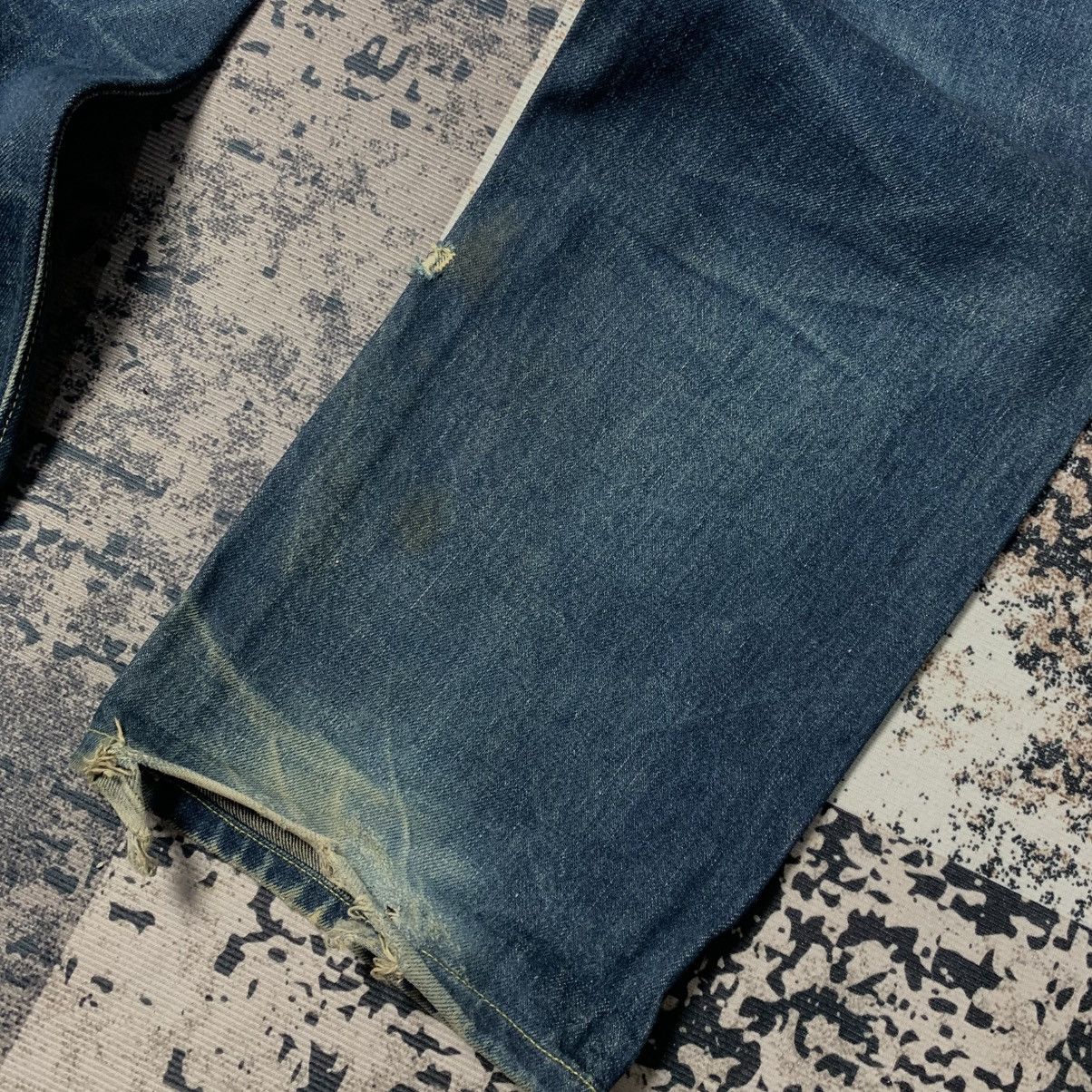 ABAHOUSE ‼️RARE‼️ Abahouse Distressed Selvedge Jeans Size US 30 / EU 46 - 11 Thumbnail